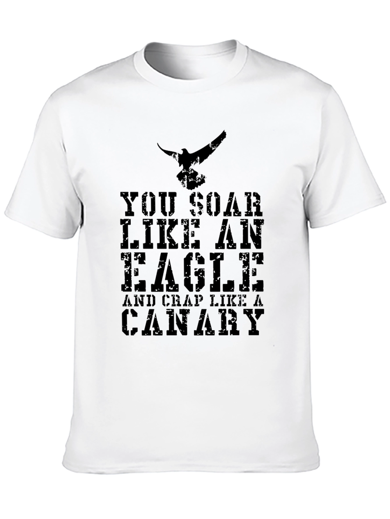 Black Soar Like an Eagle Funny Graphic Tee view 10