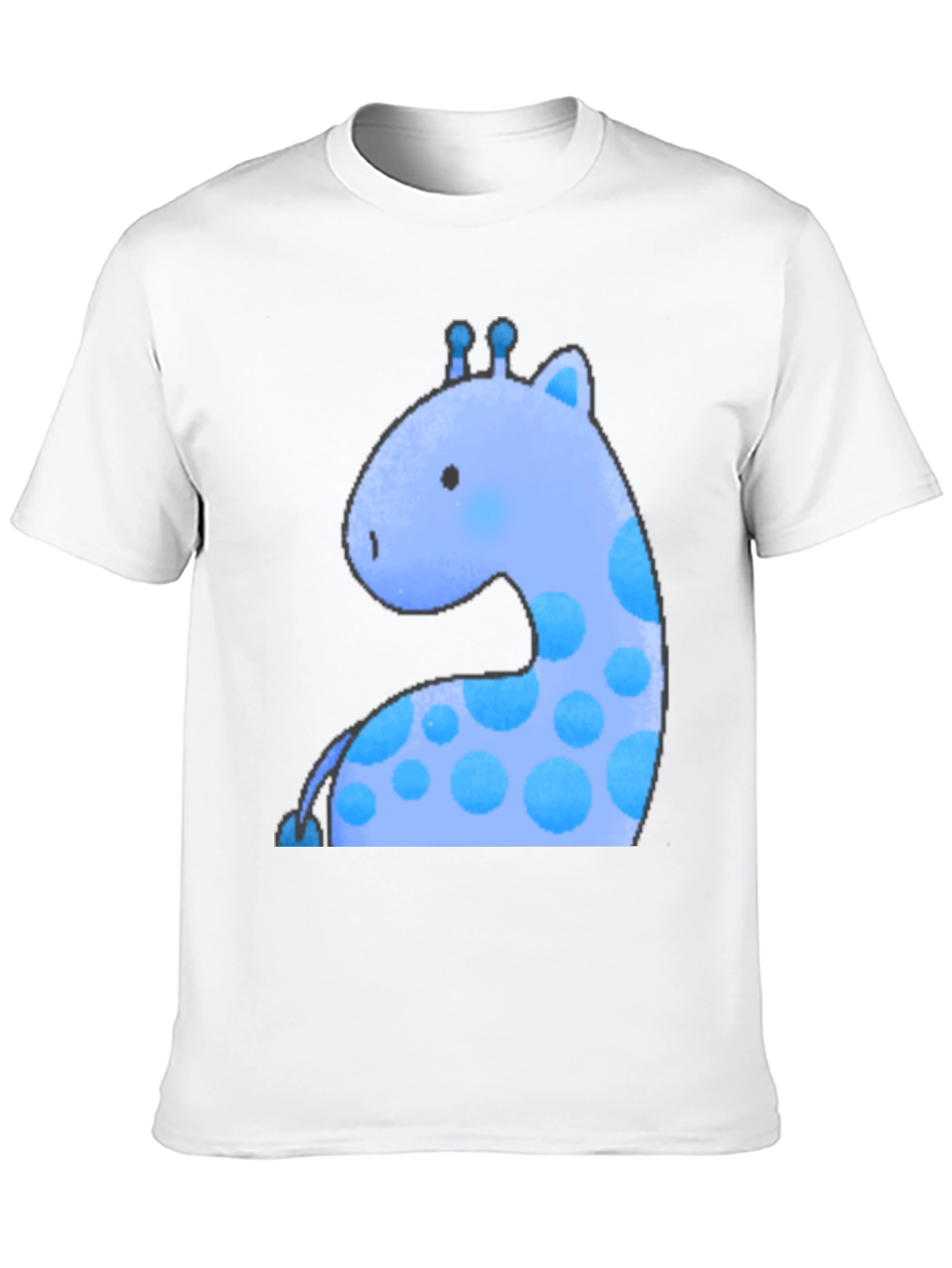 Black Blue Giraffe Graphic Tee - Soft & Stylish view 10