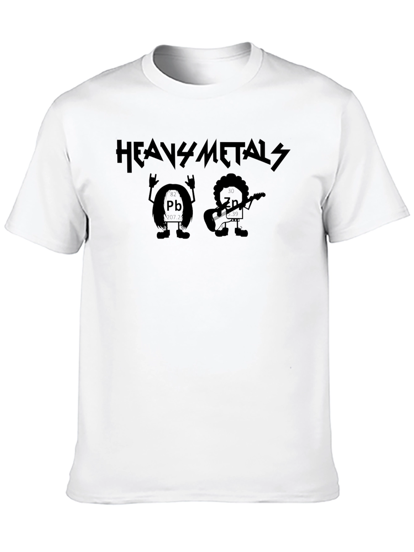 Black Heavy Metals Black Graphic T-Shirt view 10