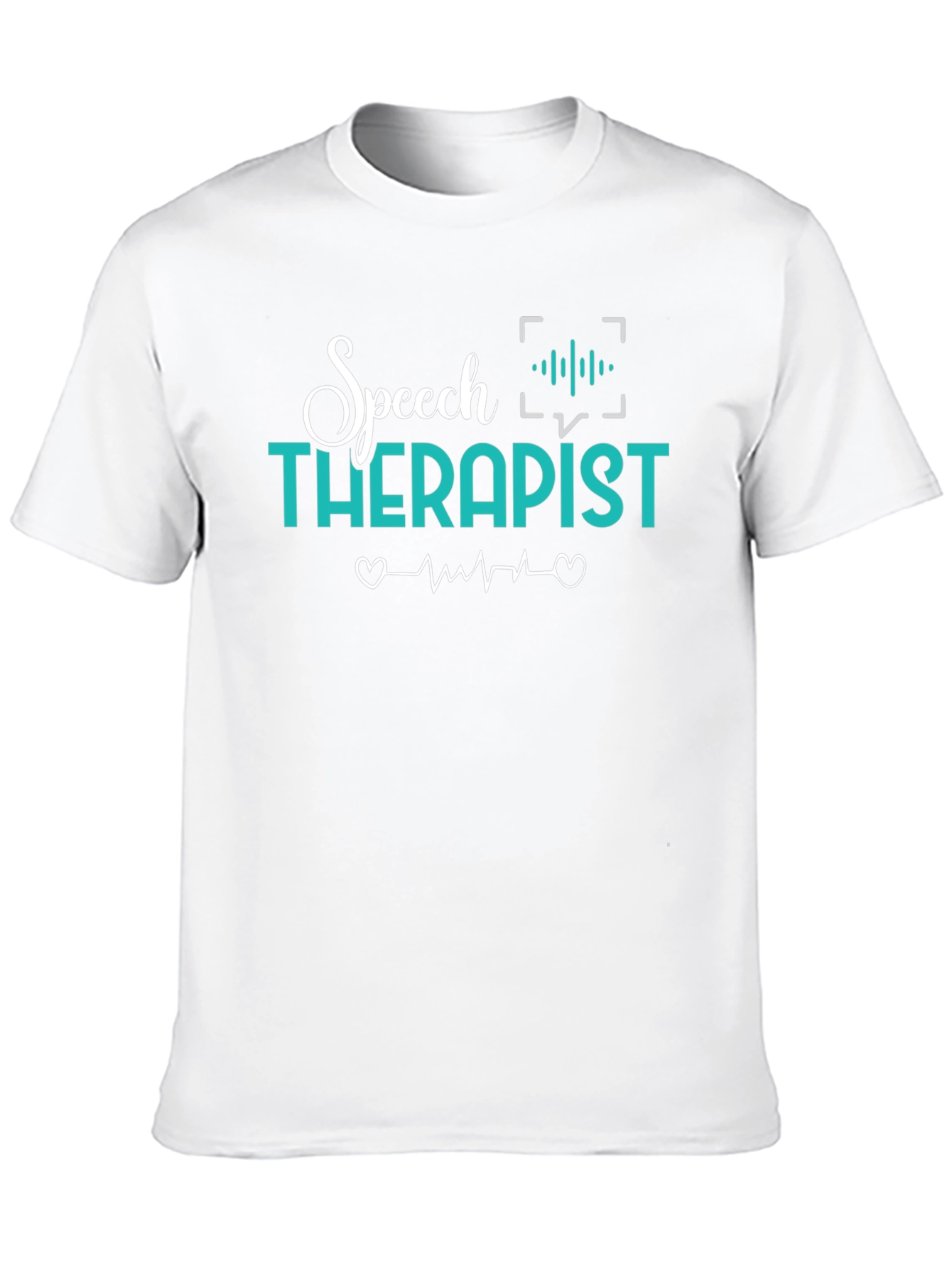 Black Speech Therapist T-Shirt - Cute Design view 10