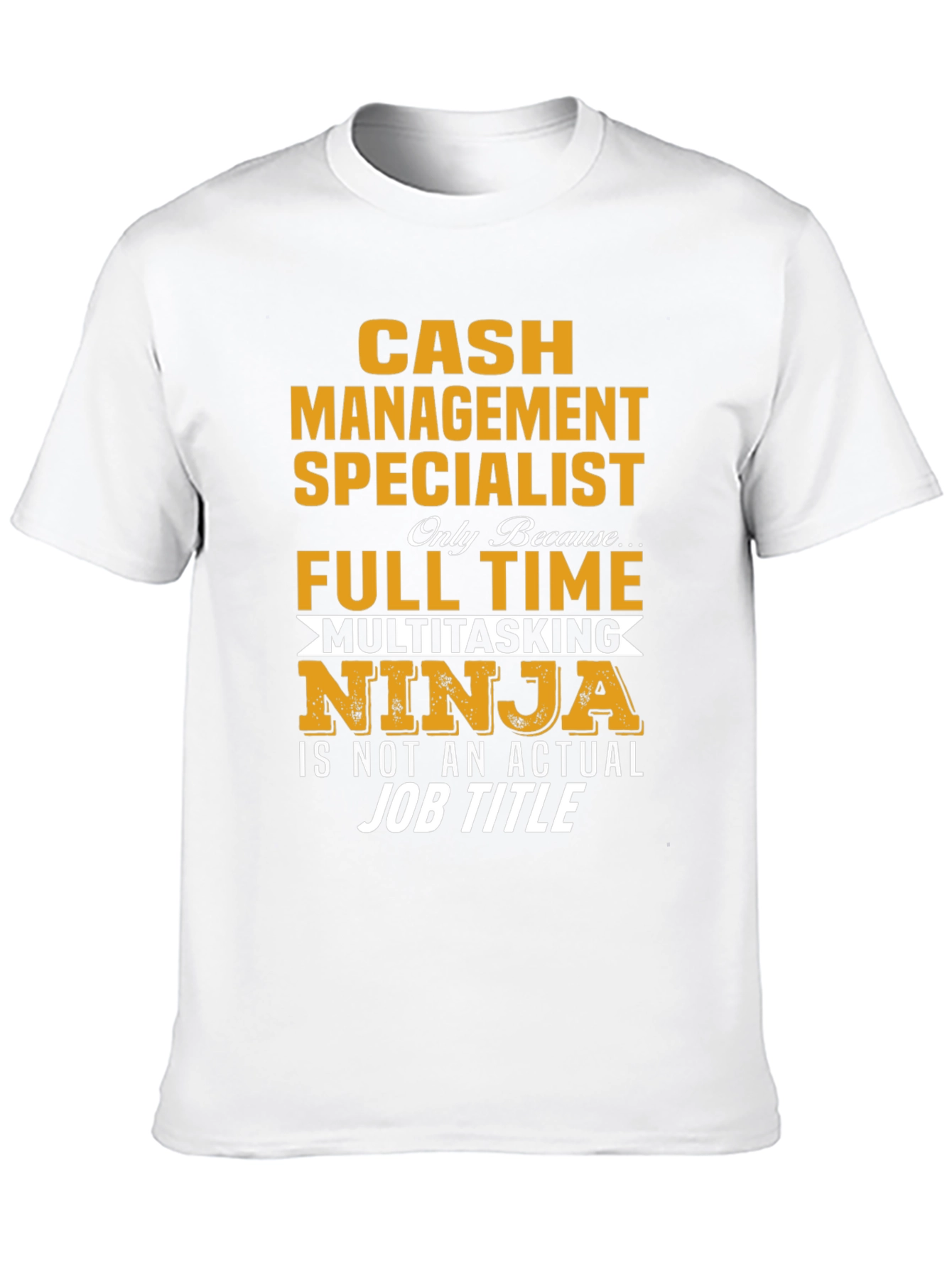 Black Cash Management Ninja T-Shirt view 10