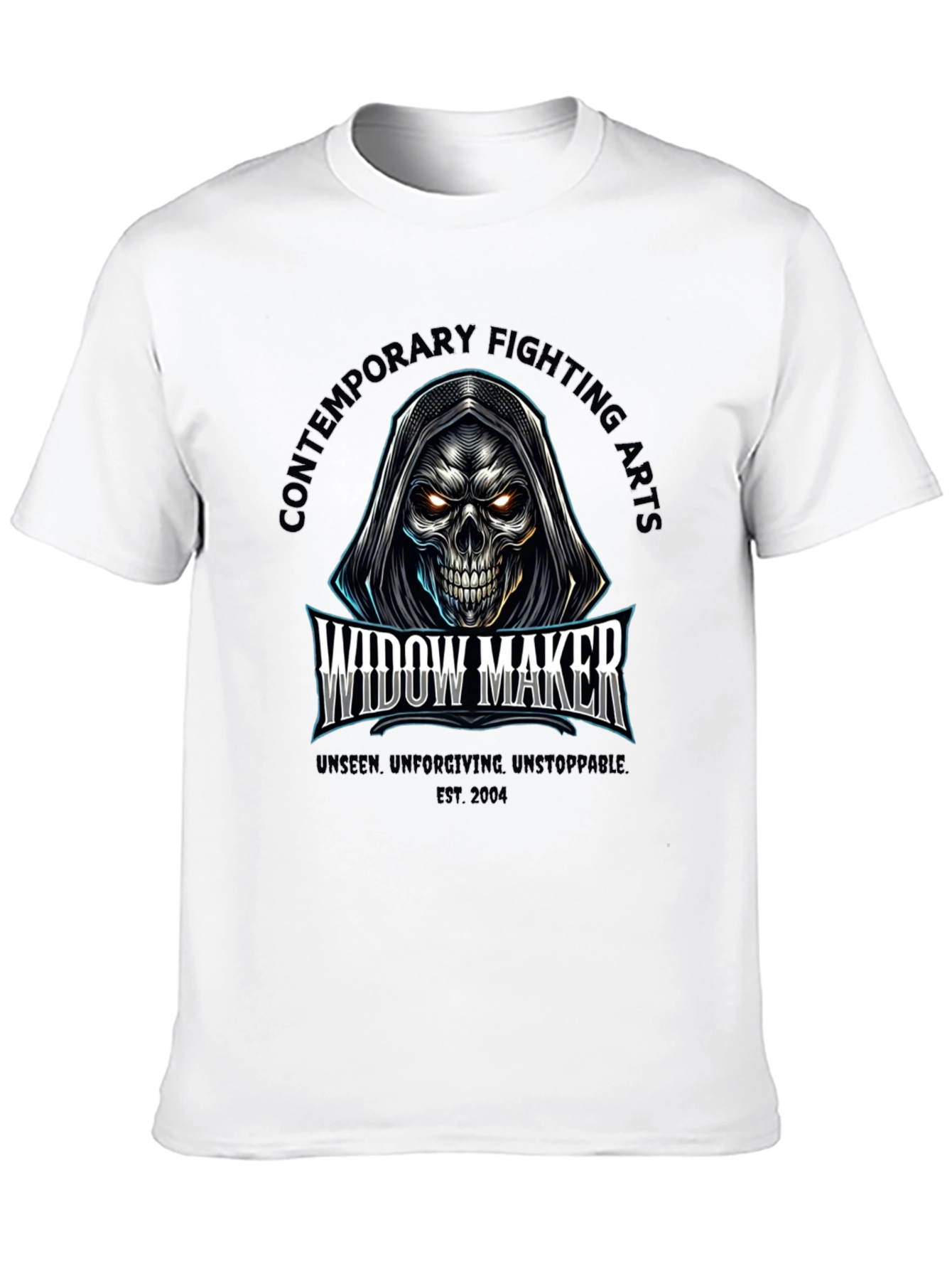 Black Widow Maker Fighting Arts Black Graphic Tee view 10