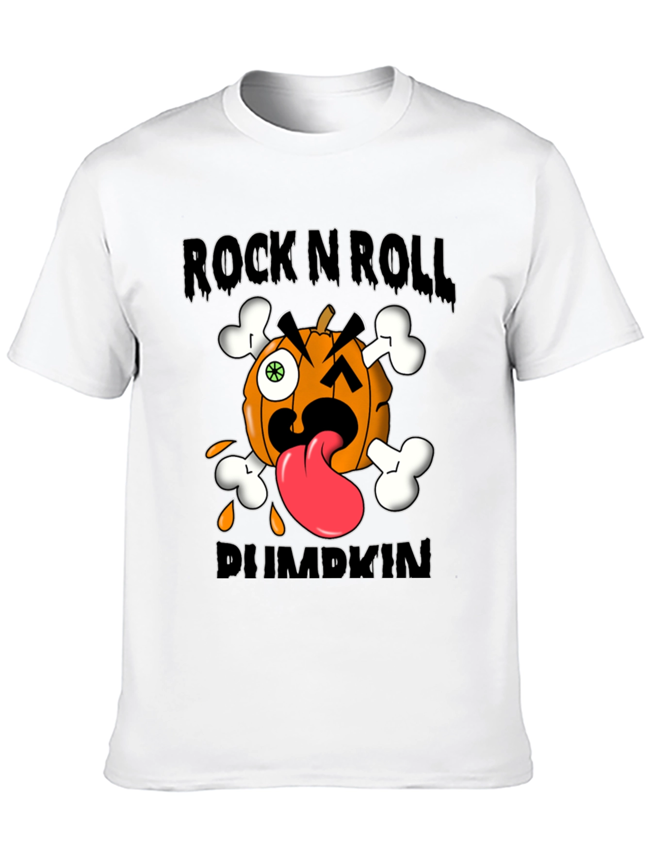 Black Rock N Roll Pumpkin Graphic Tee view 10