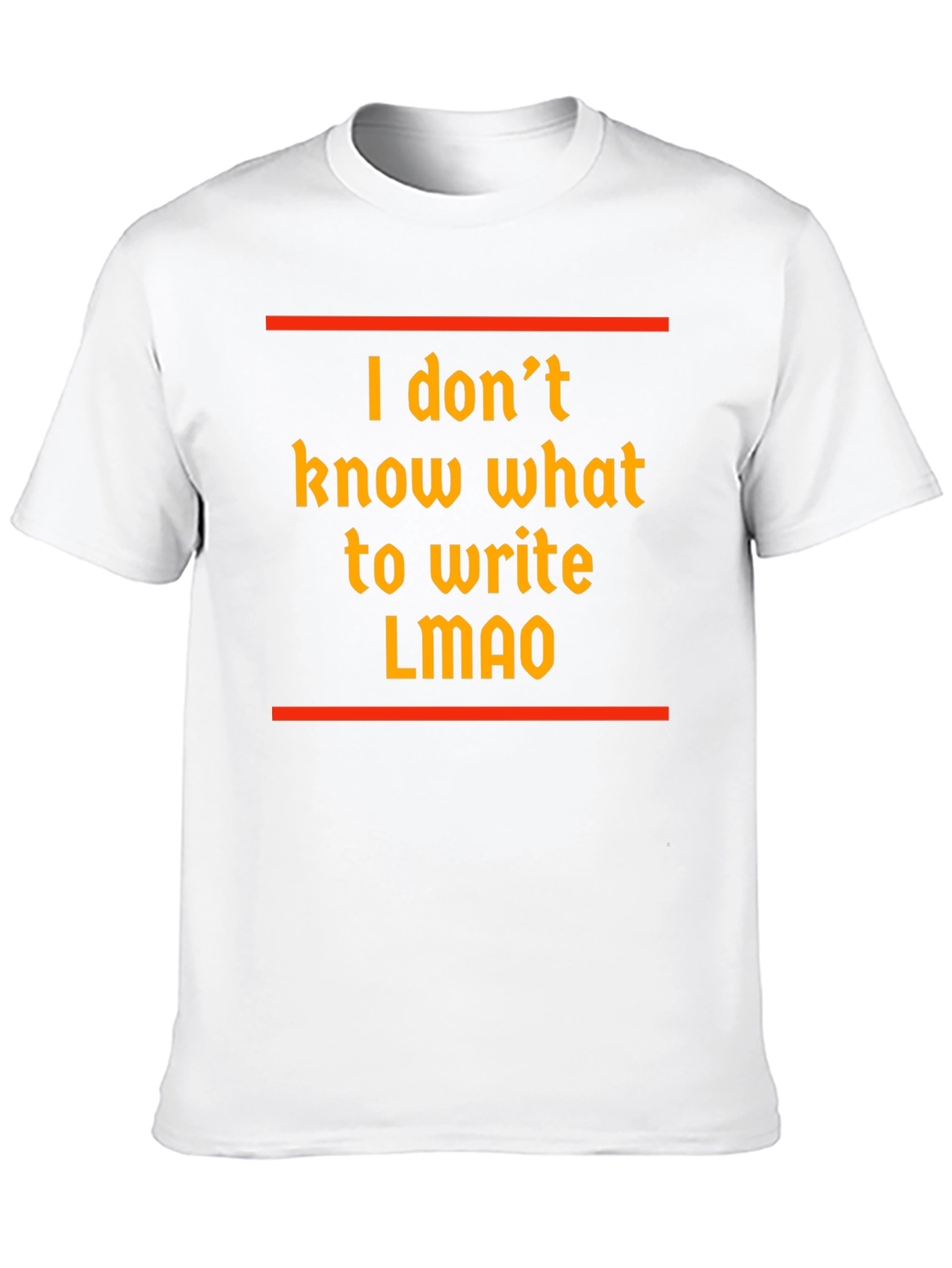 Black Funny "I don't know what to write" T-Shirt view 10
