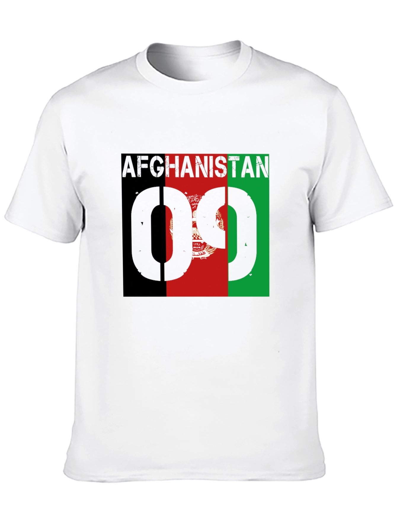 Black Afghanistan Flag T-Shirt view 10