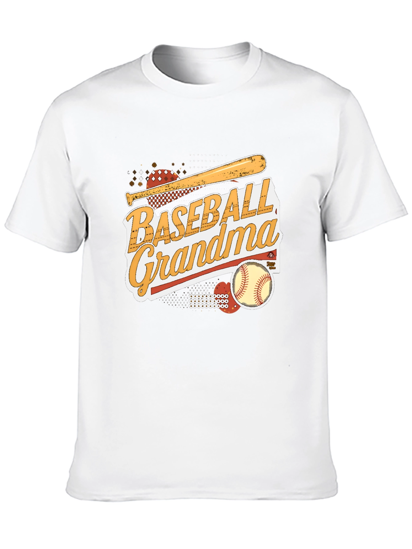 Black Baseball Grandma T-Shirt, Baseball Lover Tee view 10