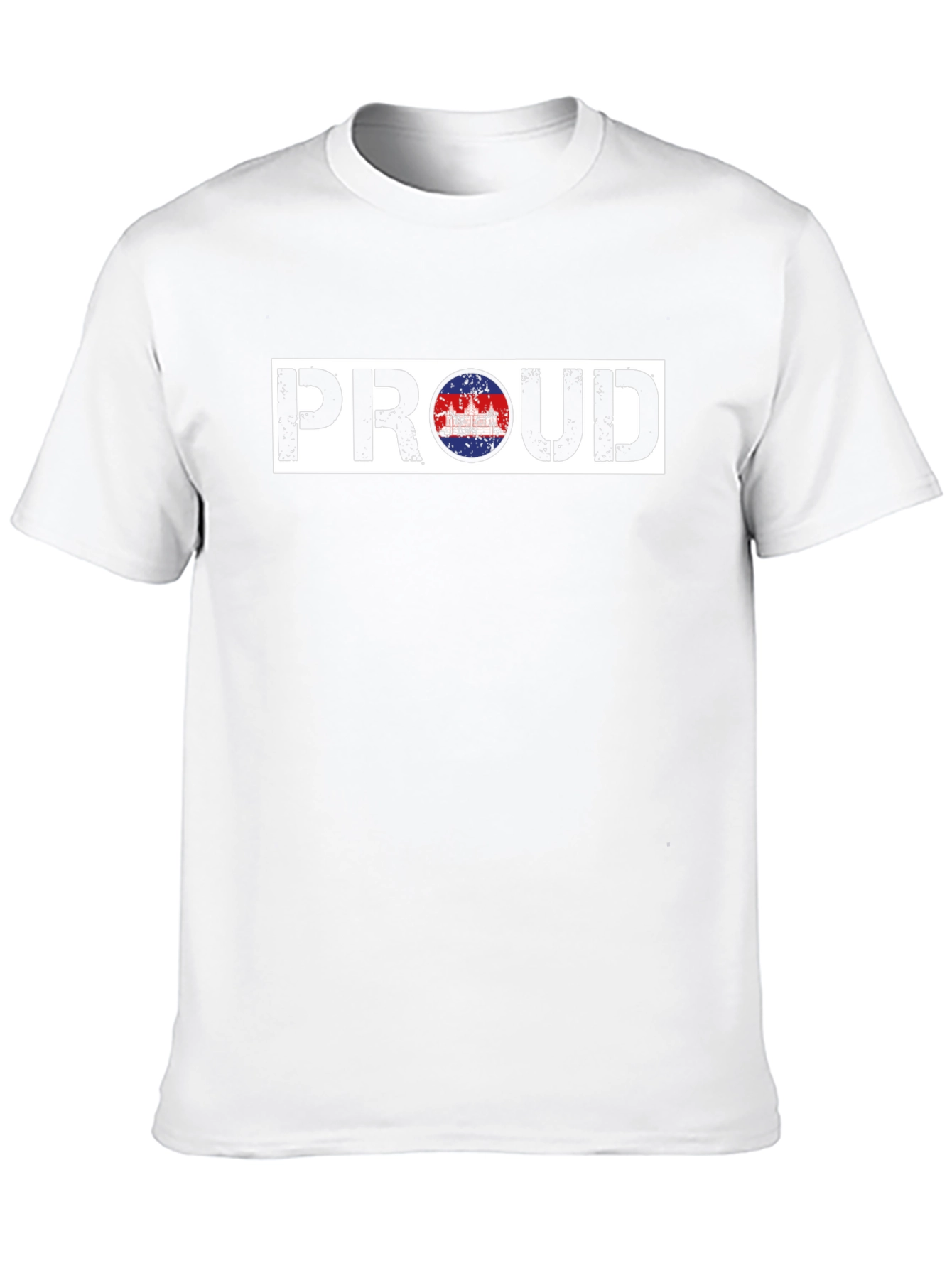 Proud Country Flag Graphic Tee - Black - 10