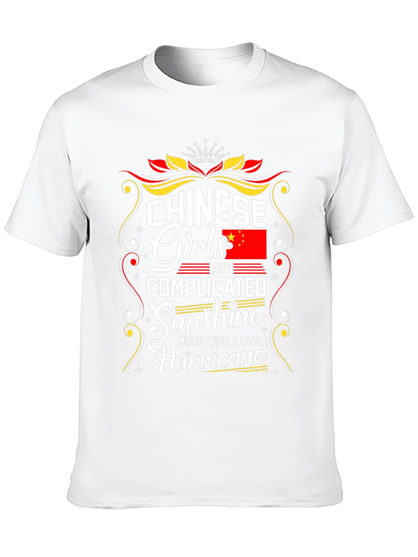 Black Chinese Girls Complicated Sunshine T-Shirt view 10