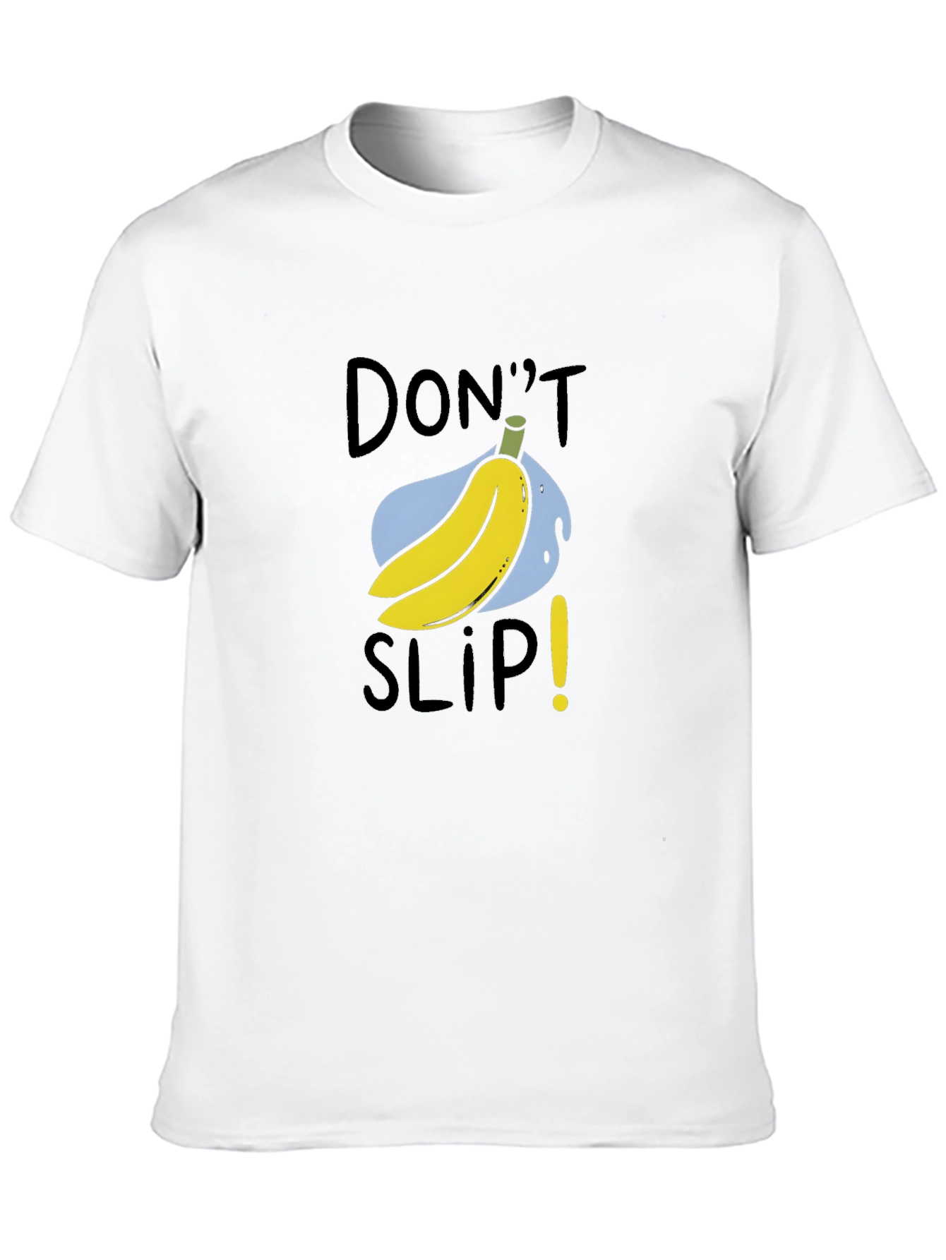 Black Don't Slip Banana Humor Tee view 10