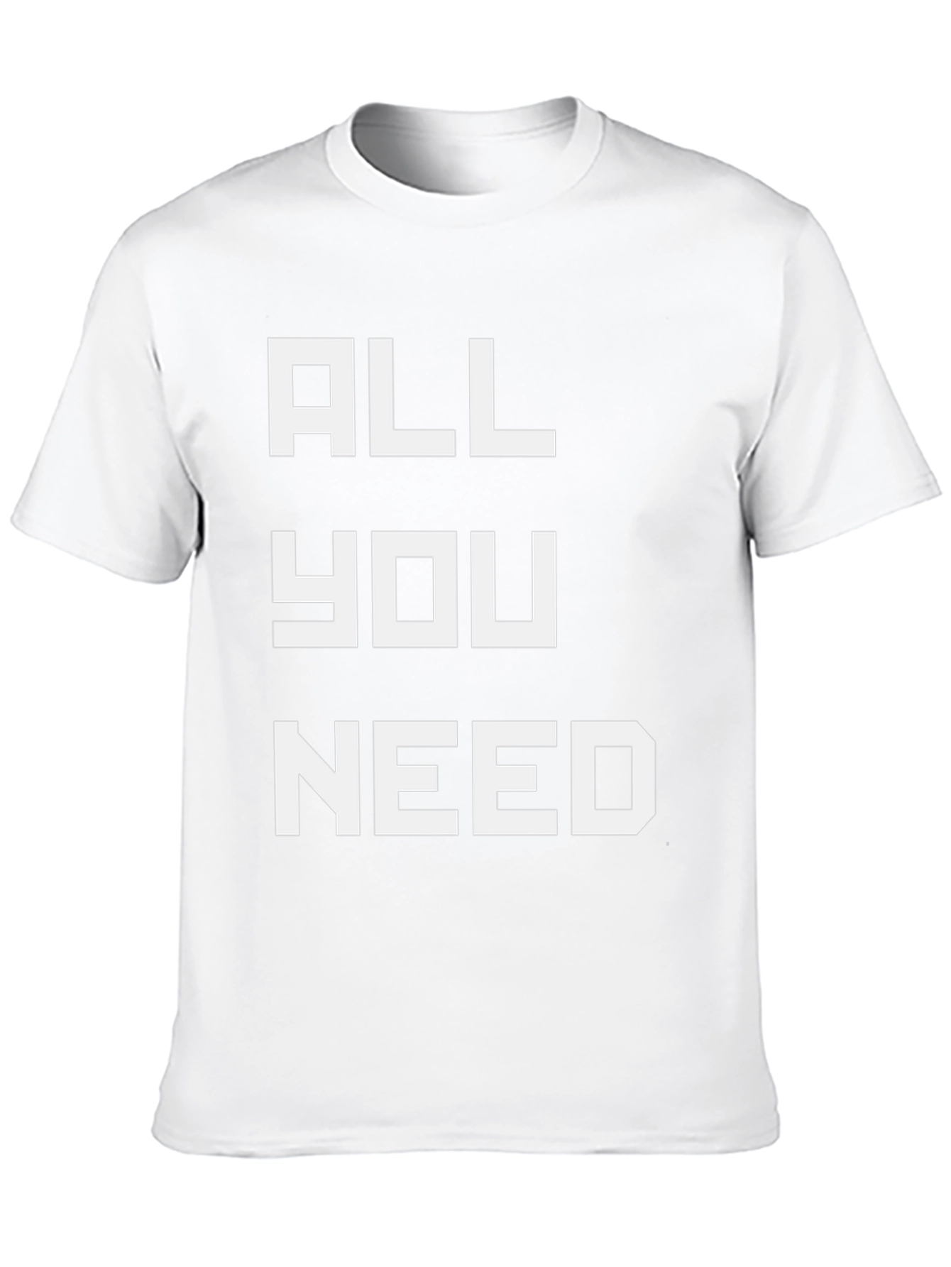 Black All You Need Graphic Tee - Black Cotton Comfort view 10