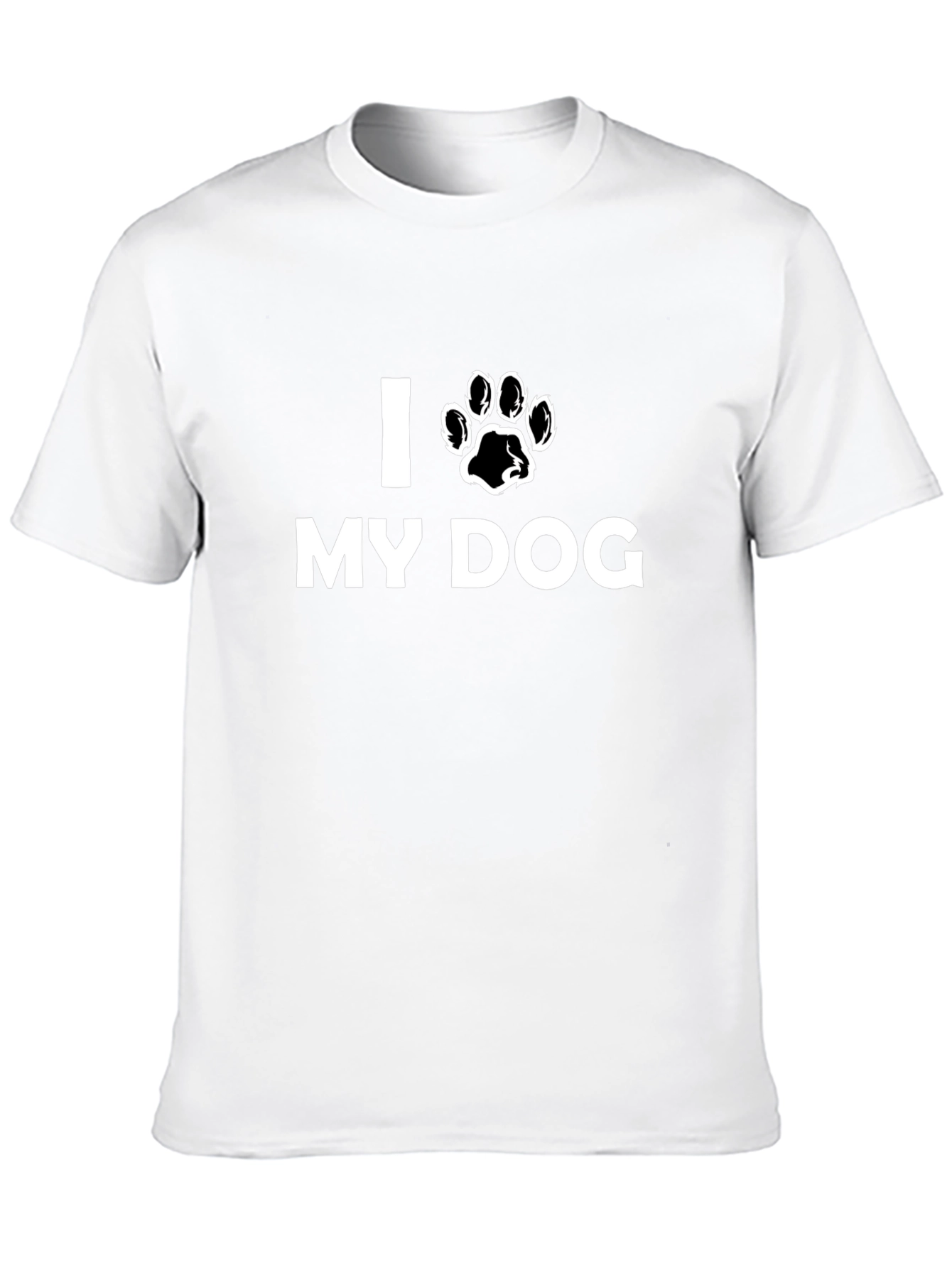Black I Heart My Dog T-Shirt view 10