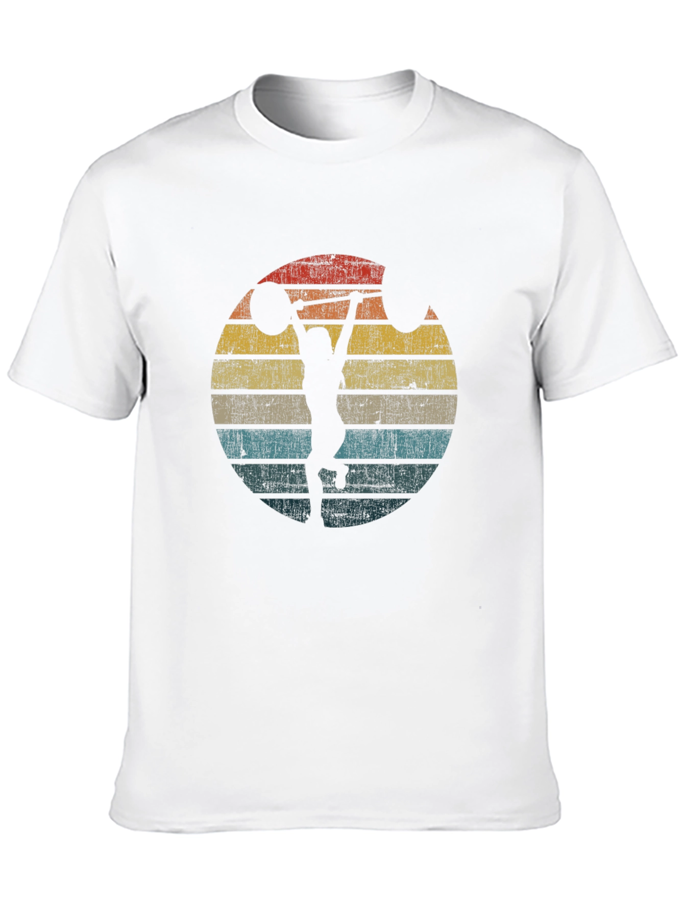 Black Retro Weightlifting T-Shirt - Vintage Style Gym Tee view 10