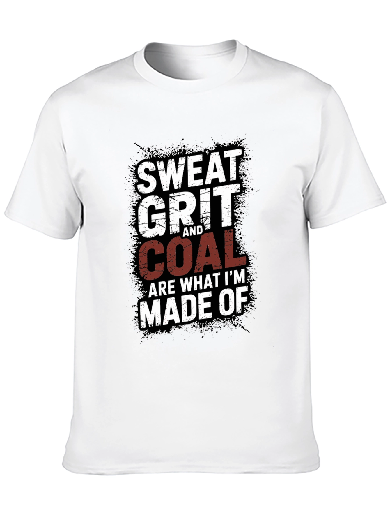 Black Sweat Grit and Coal Men's Graphic Tee view 10