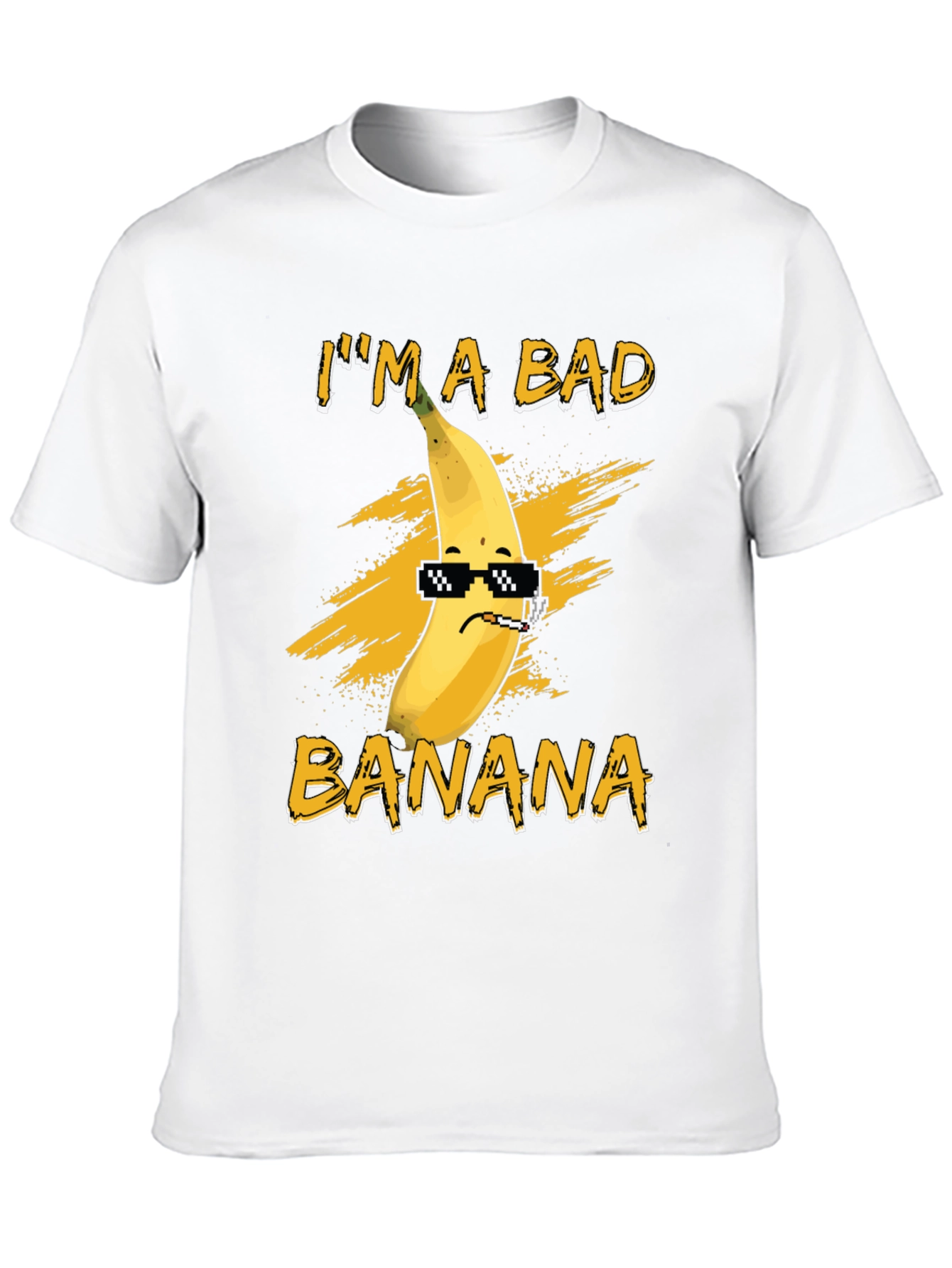 Black I'm A Bad Banana T-Shirt view 10