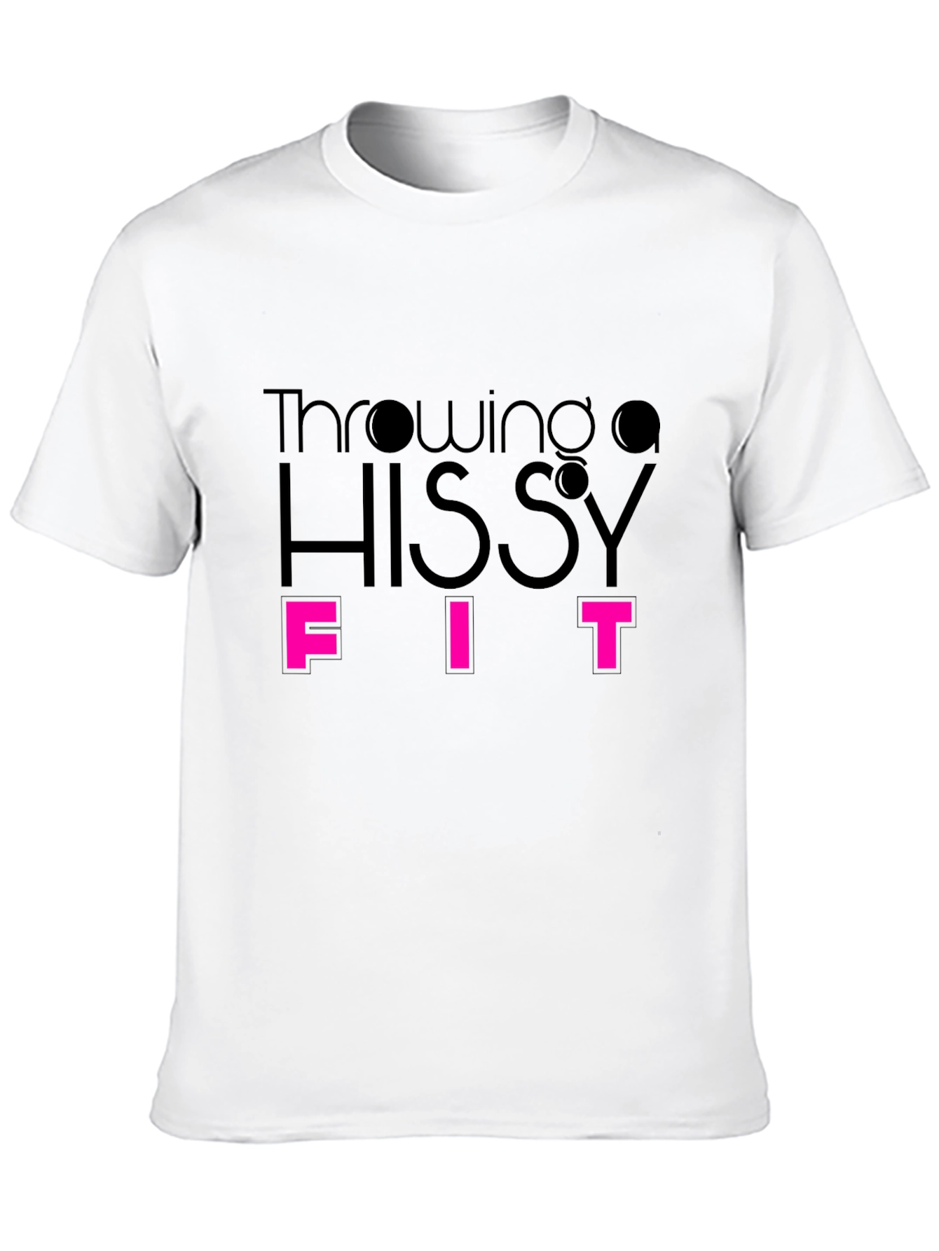 Black Throwing a Hissy Fit - Funny Graphic Tee view 10