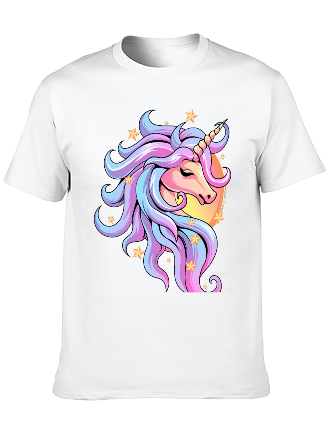 Black Unicorn Graphic Tee - Magical Pastel Design view 10