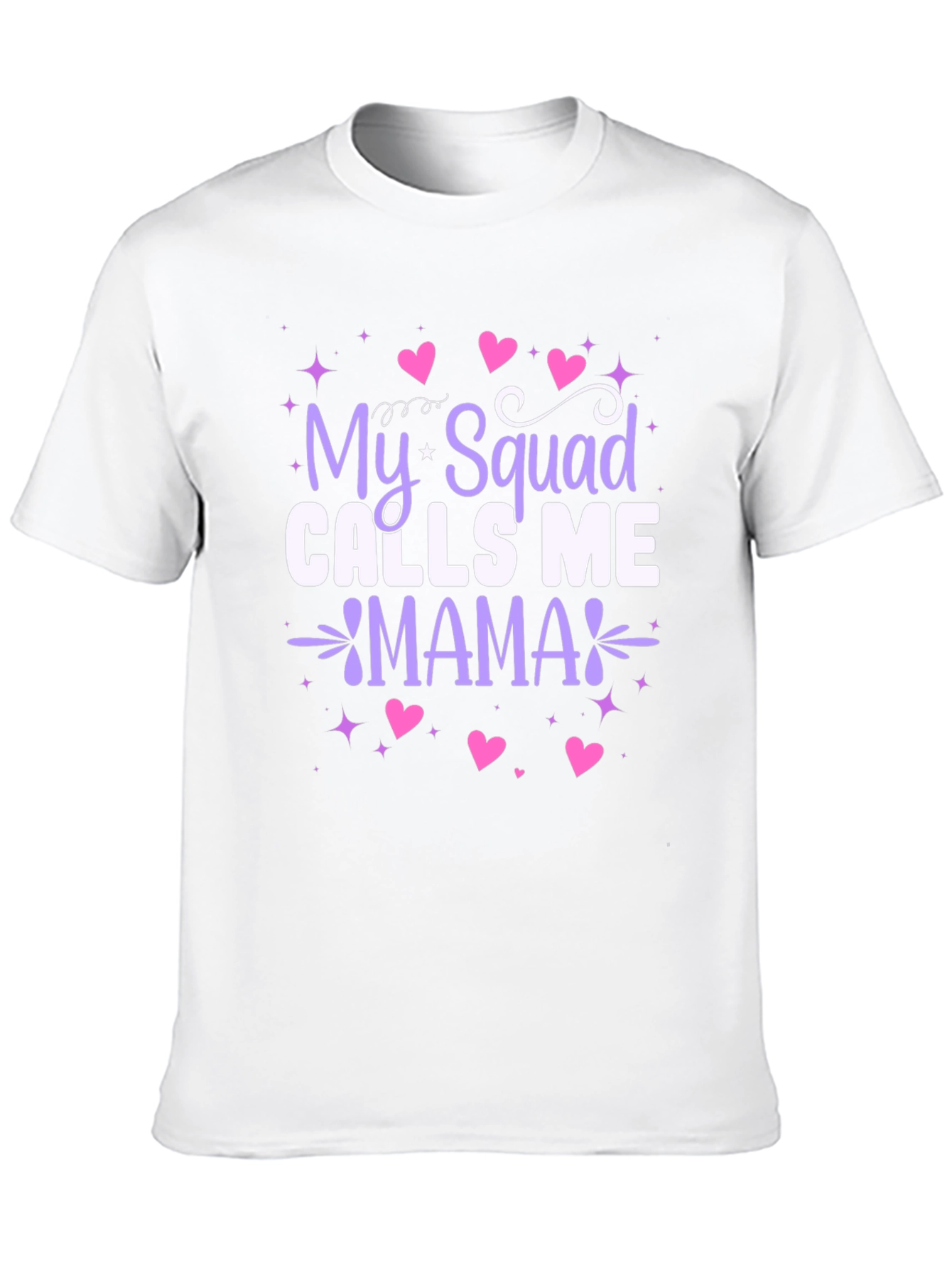 Black My Squad Calls Me Mama Graphic Tee view 10