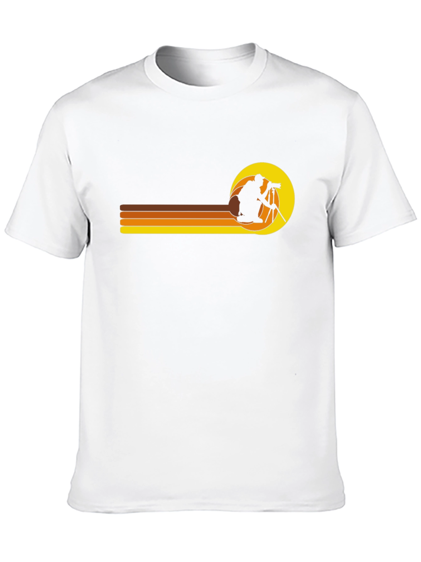 Black Retro Photographer T-Shirt - Vintage Style Graphic Tee view 10