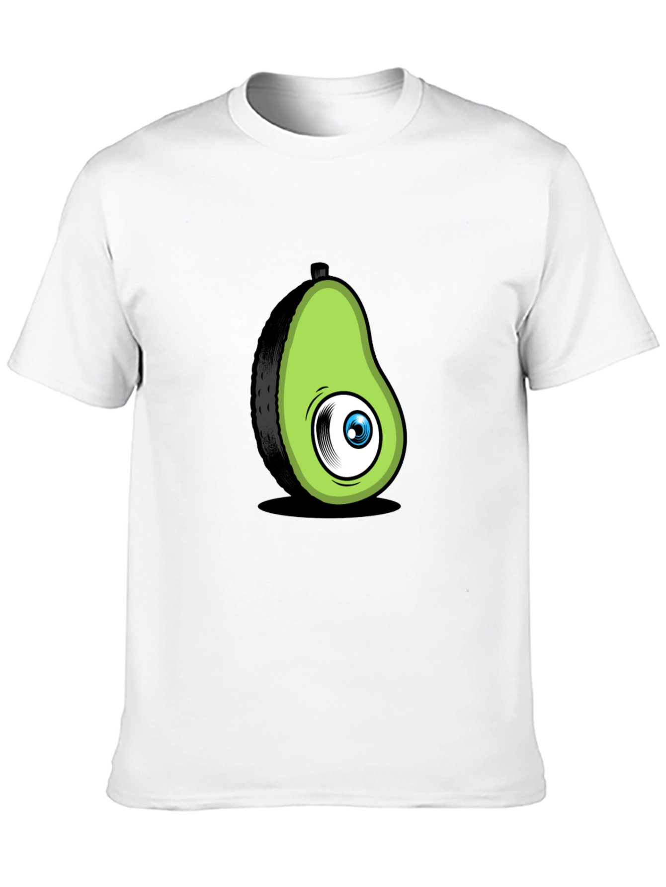 Black Avocado Eye Black T-Shirt Funny Graphic Tee view 10