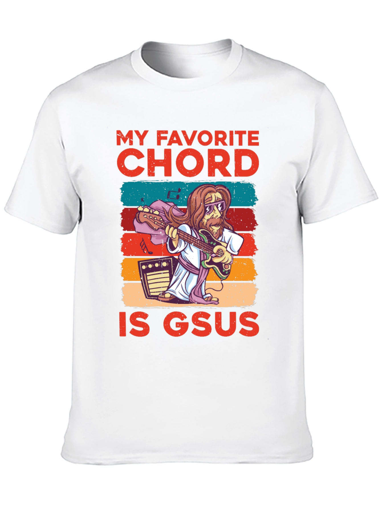 Black My Favorite Chord Is GSUS T-Shirt view 10