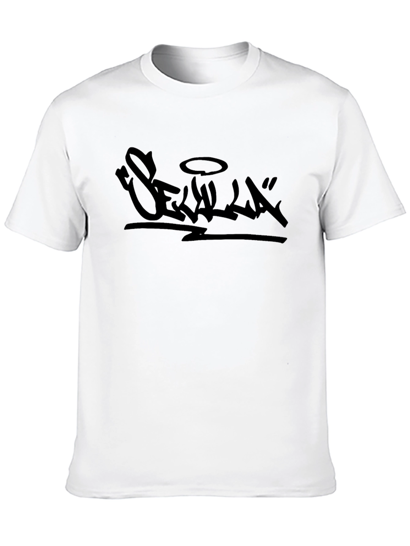 Black Edgy Graphic Tee: Streetwear Style view 10