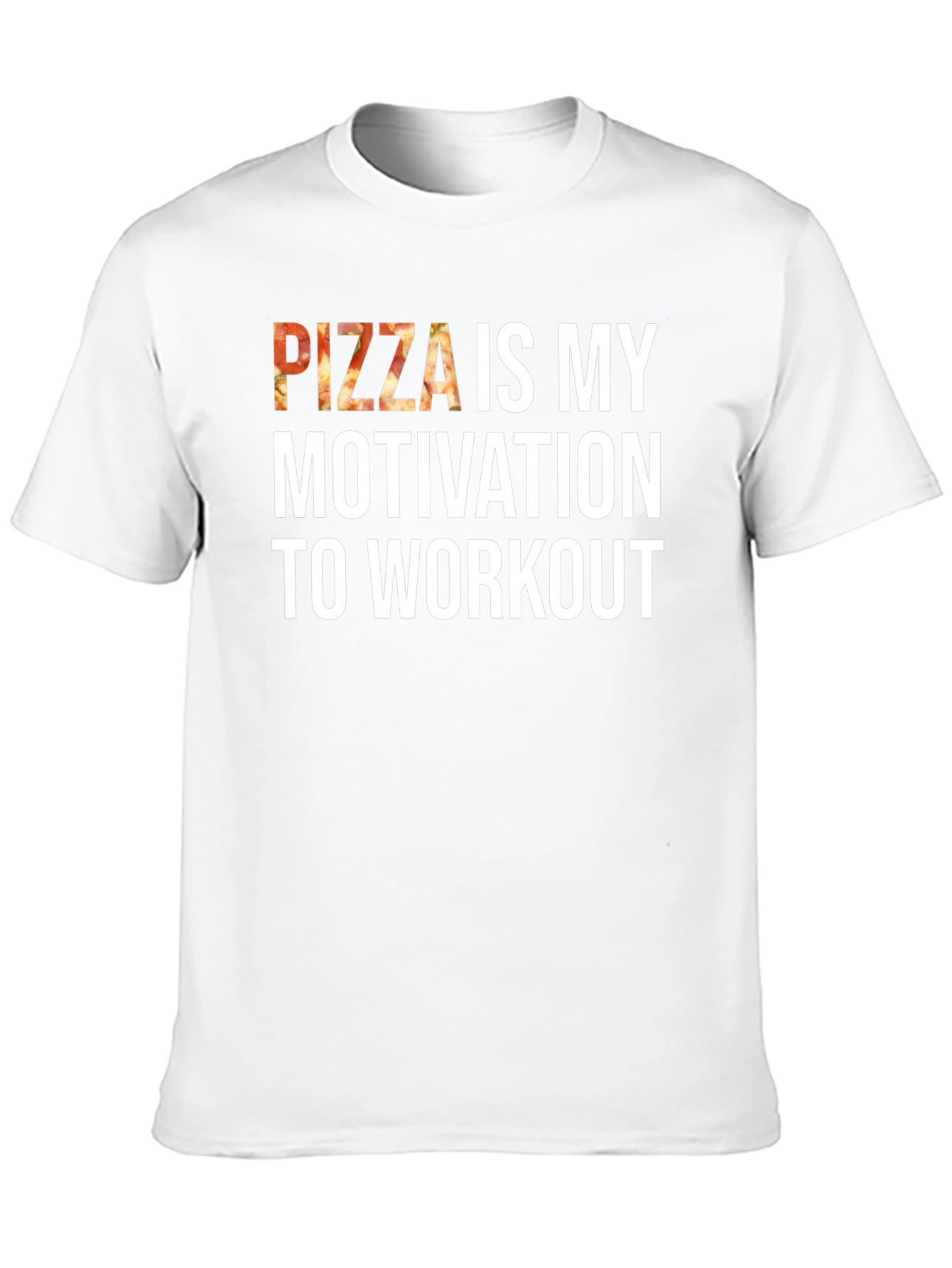 Black Pizza Motivation Workout Tee - Unisex view 10