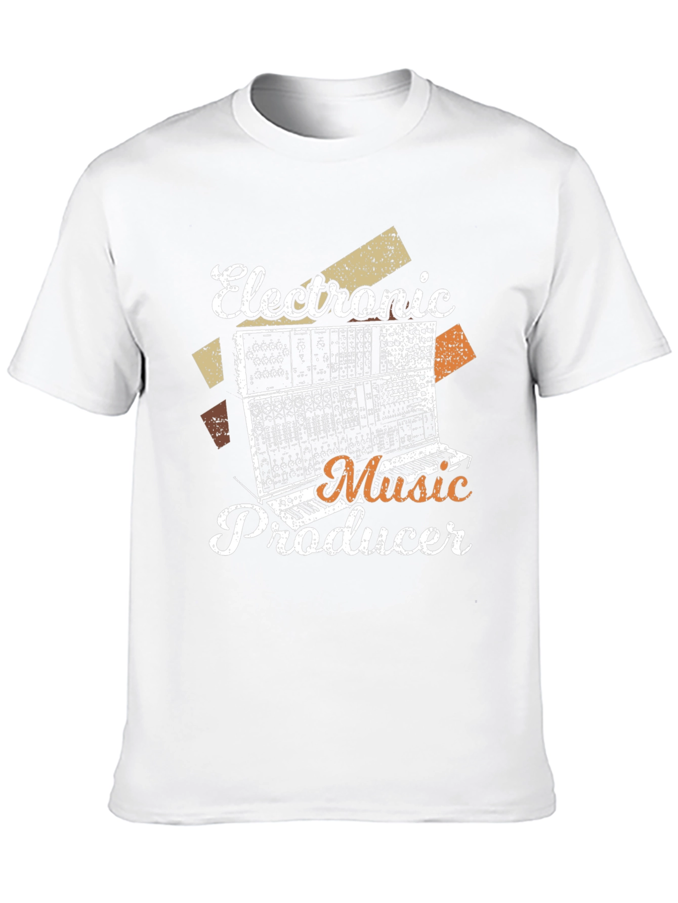 Electronic Music Producer T-Shirt - Retro Synth Design - 10