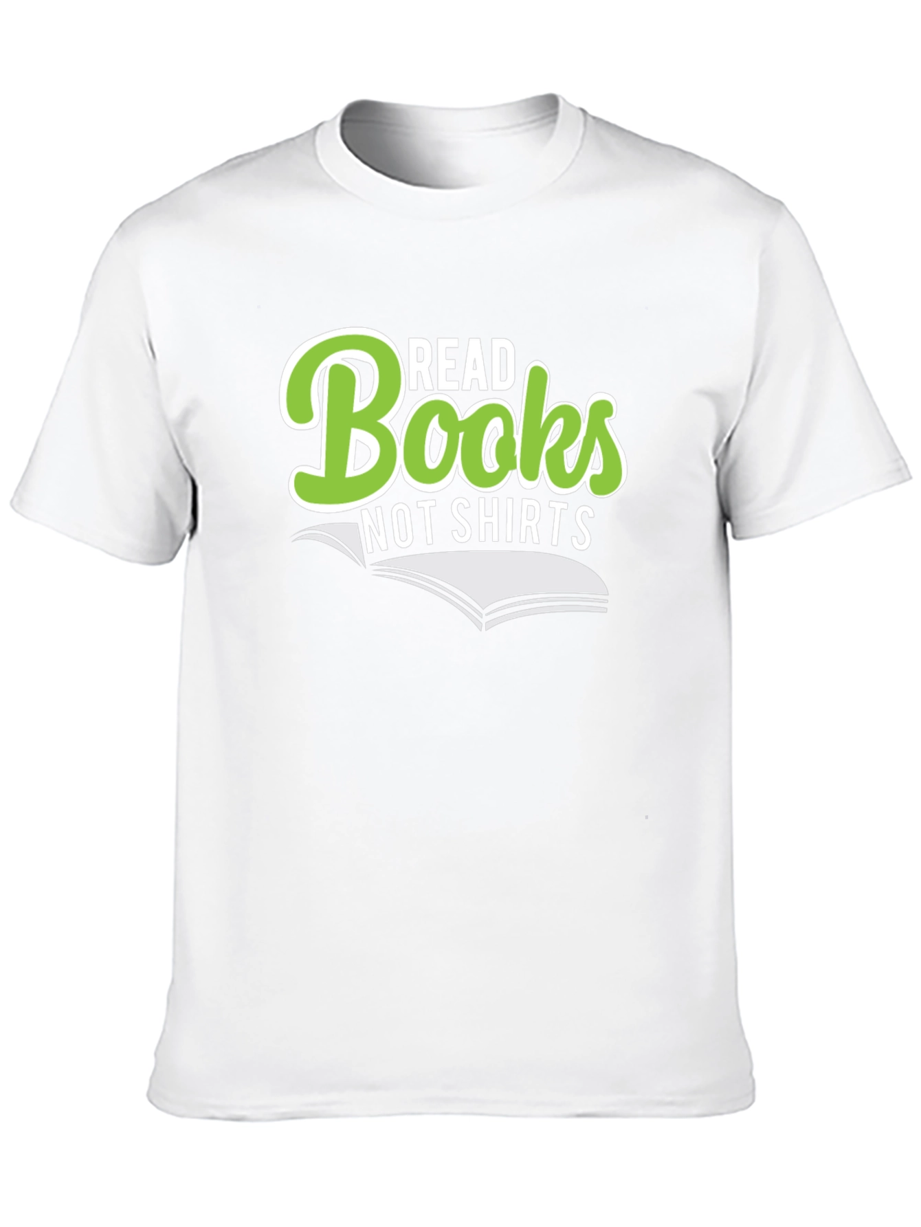 Black Read Books Not Shirts Funny Graphic Novelty T-Shirt view 10