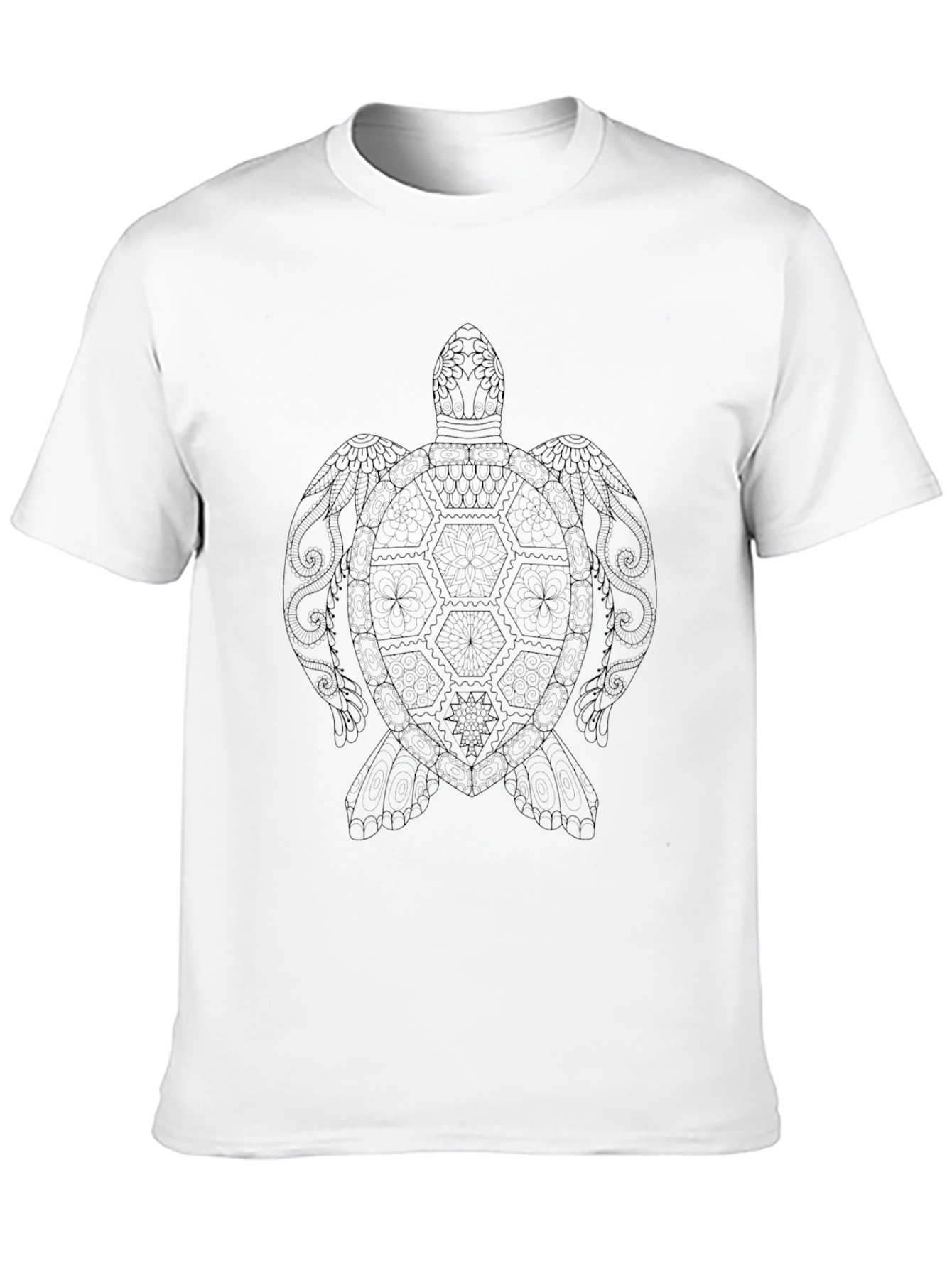Black Turtle Graphic Black T-Shirt view 10