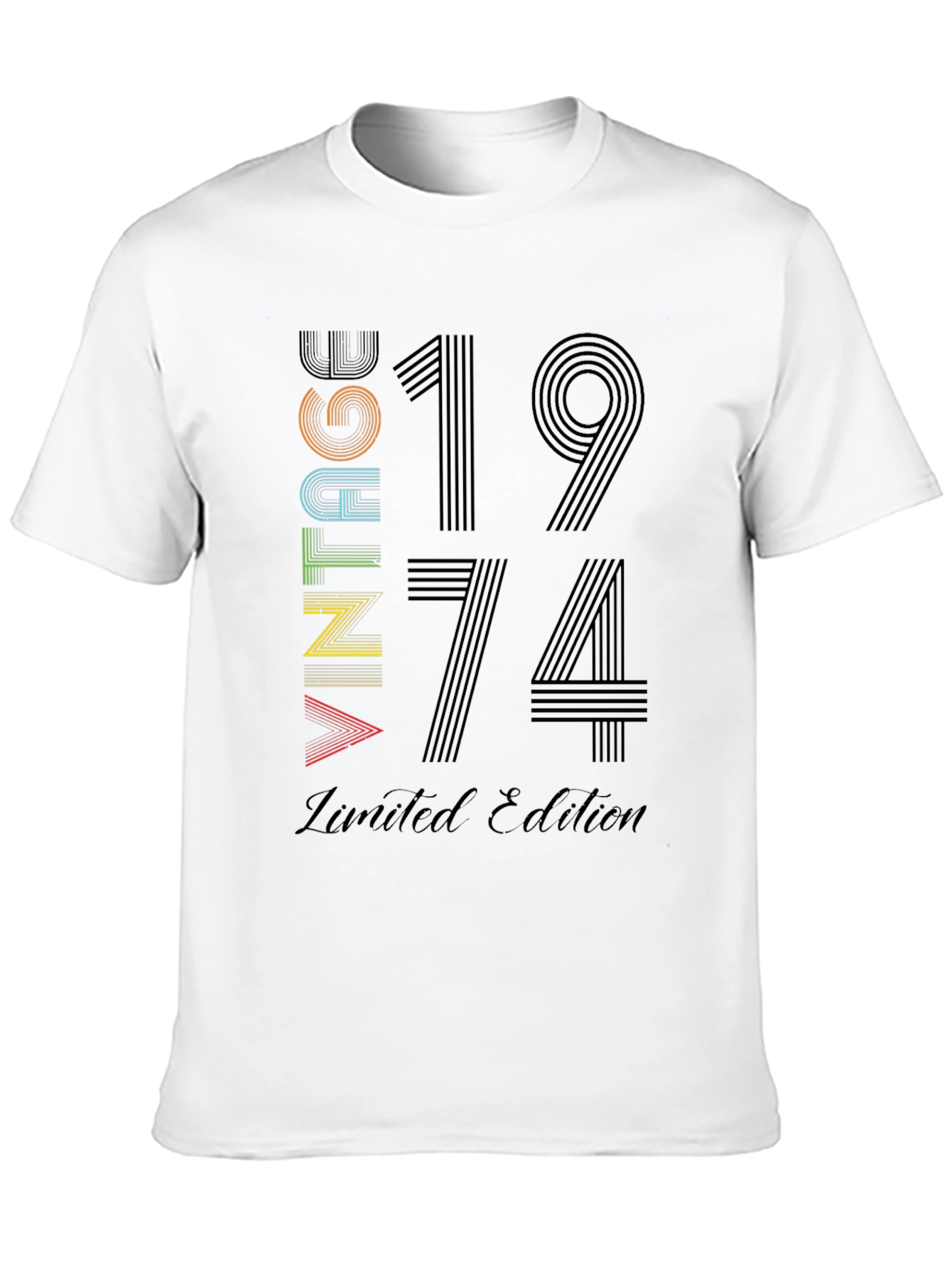 Black Vintage 1974 Limited Edition Graphic T-Shirt view 10