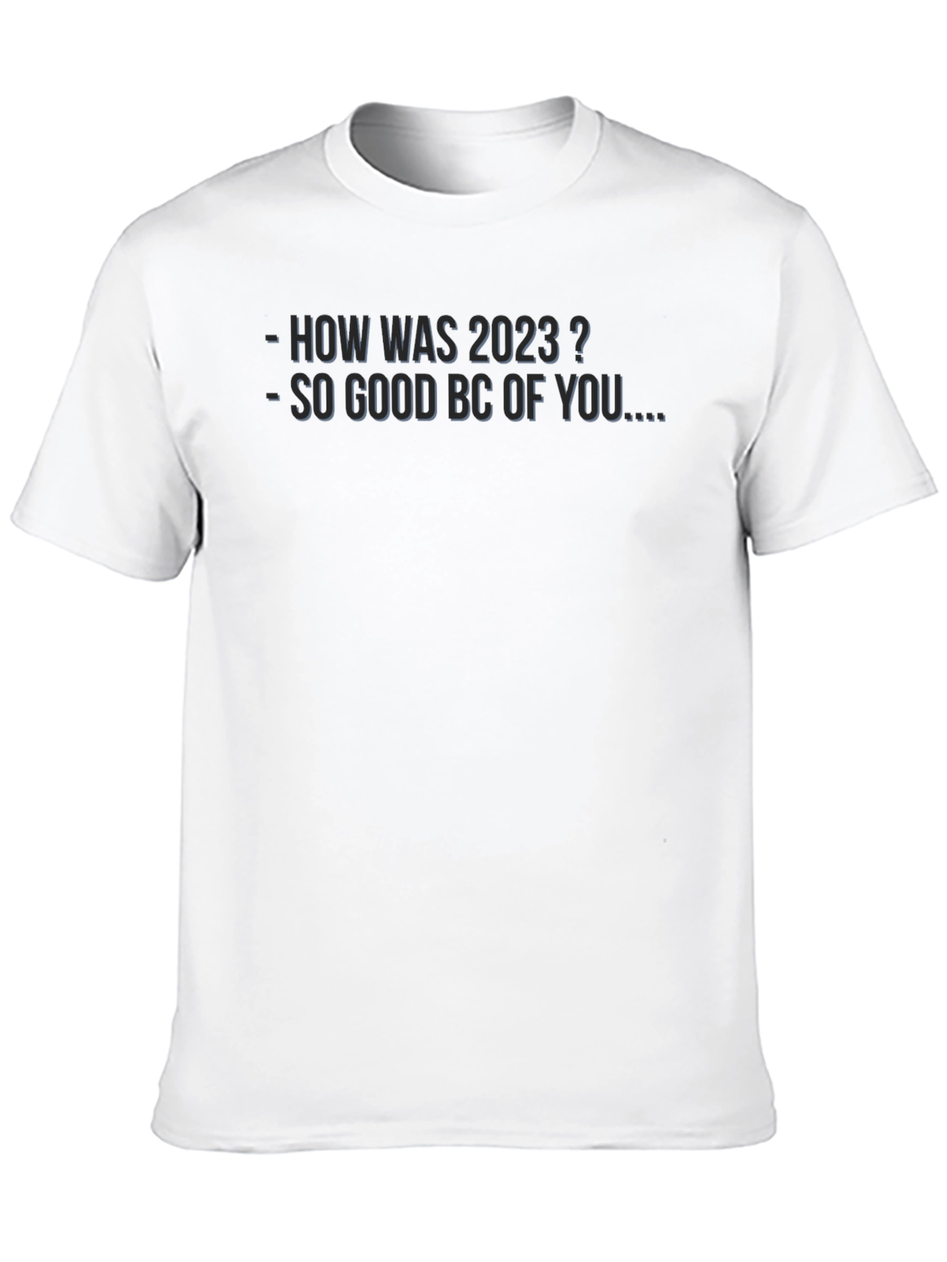 Black 2023 Graphic Tee - So Good BC Of You T-Shirt view 10