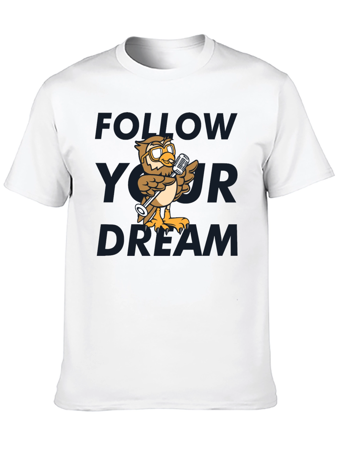 Black Follow Your Dream Owl T-Shirt view 10
