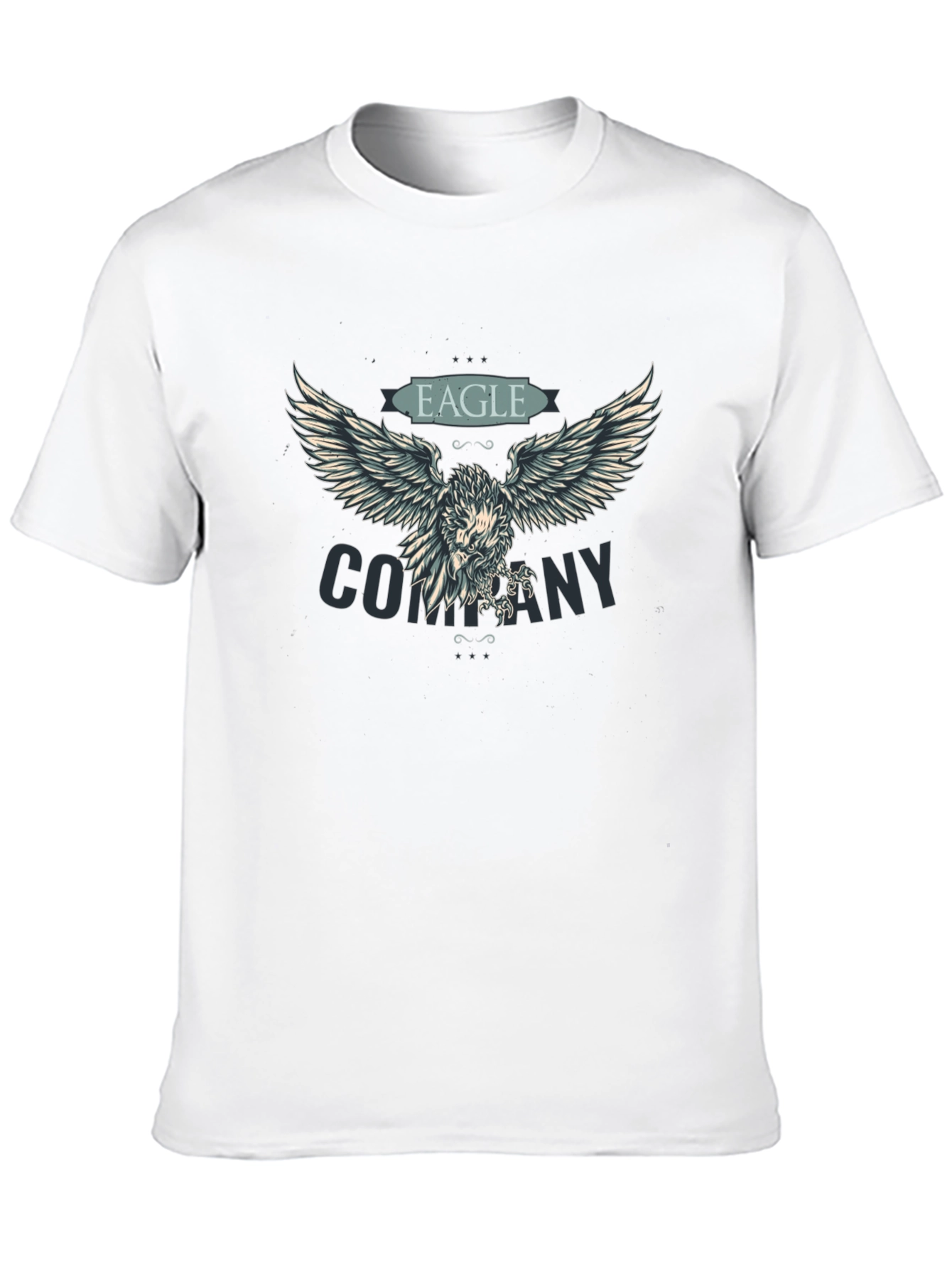 Eagle Company T-Shirt - Graphic Print Tee - 10
