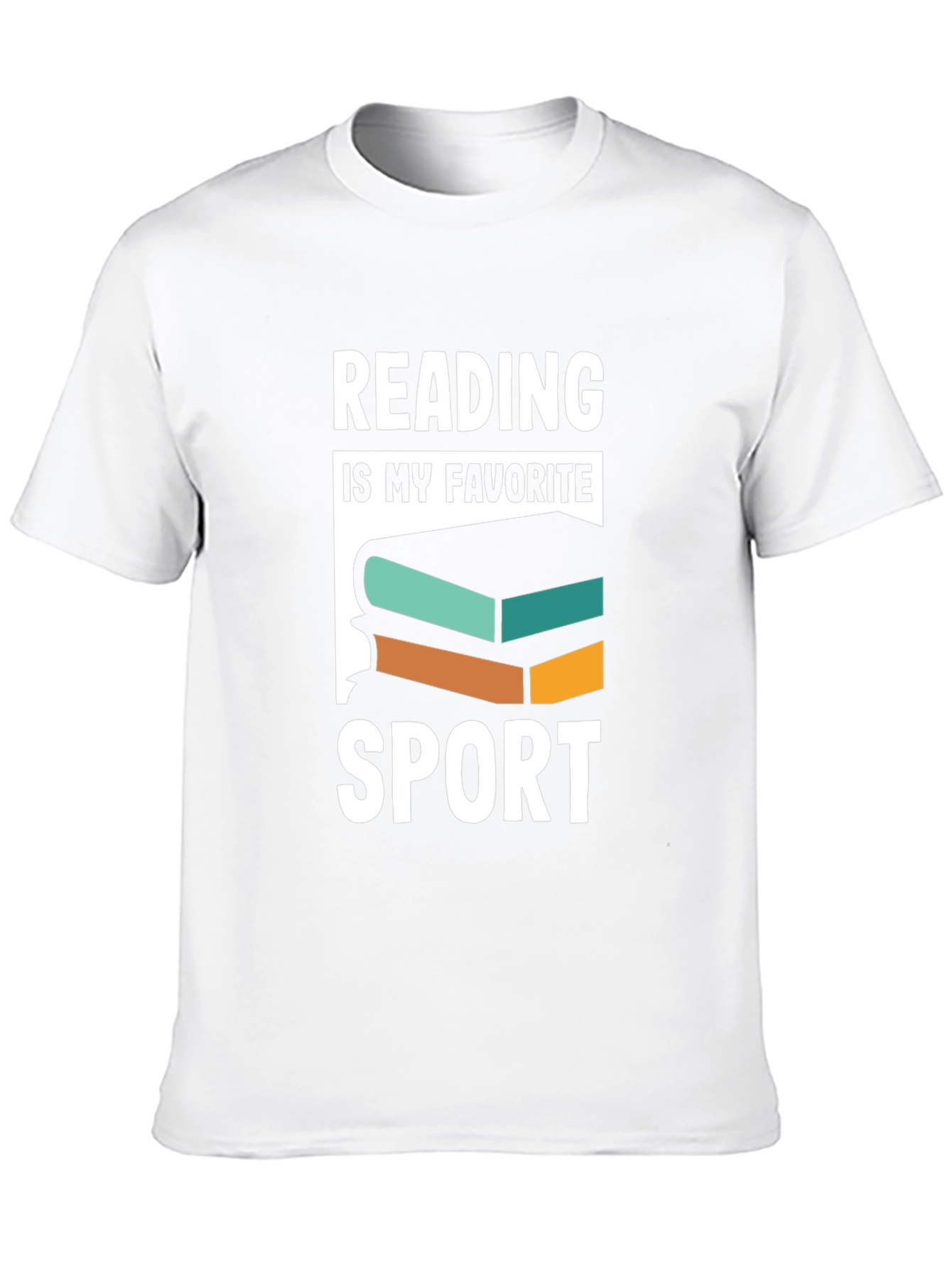Reading is My Favorite Sport Graphic T-Shirt - 10