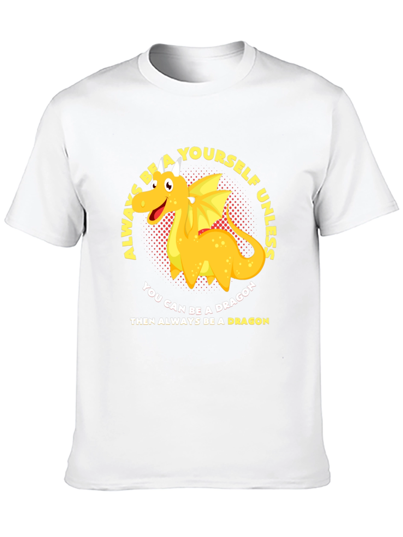 Black Be a Dragon T-Shirt: Unique Graphic Tee for Dragon Lovers view 10