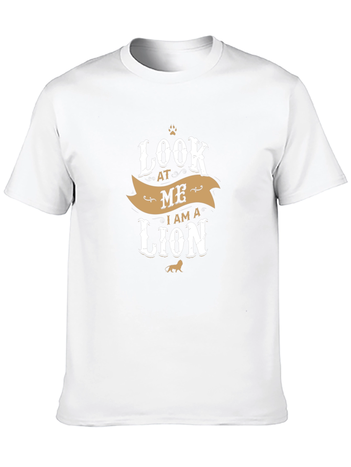 Black Look At Me I Am A Lion T-Shirt view 10