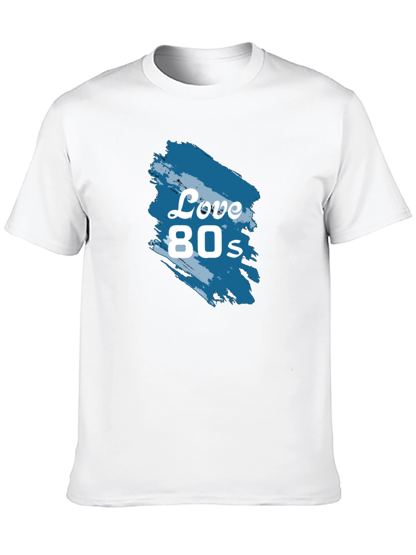 Black Love 80s Retro Graphic Tee - Classic Black T-Shirt view 10