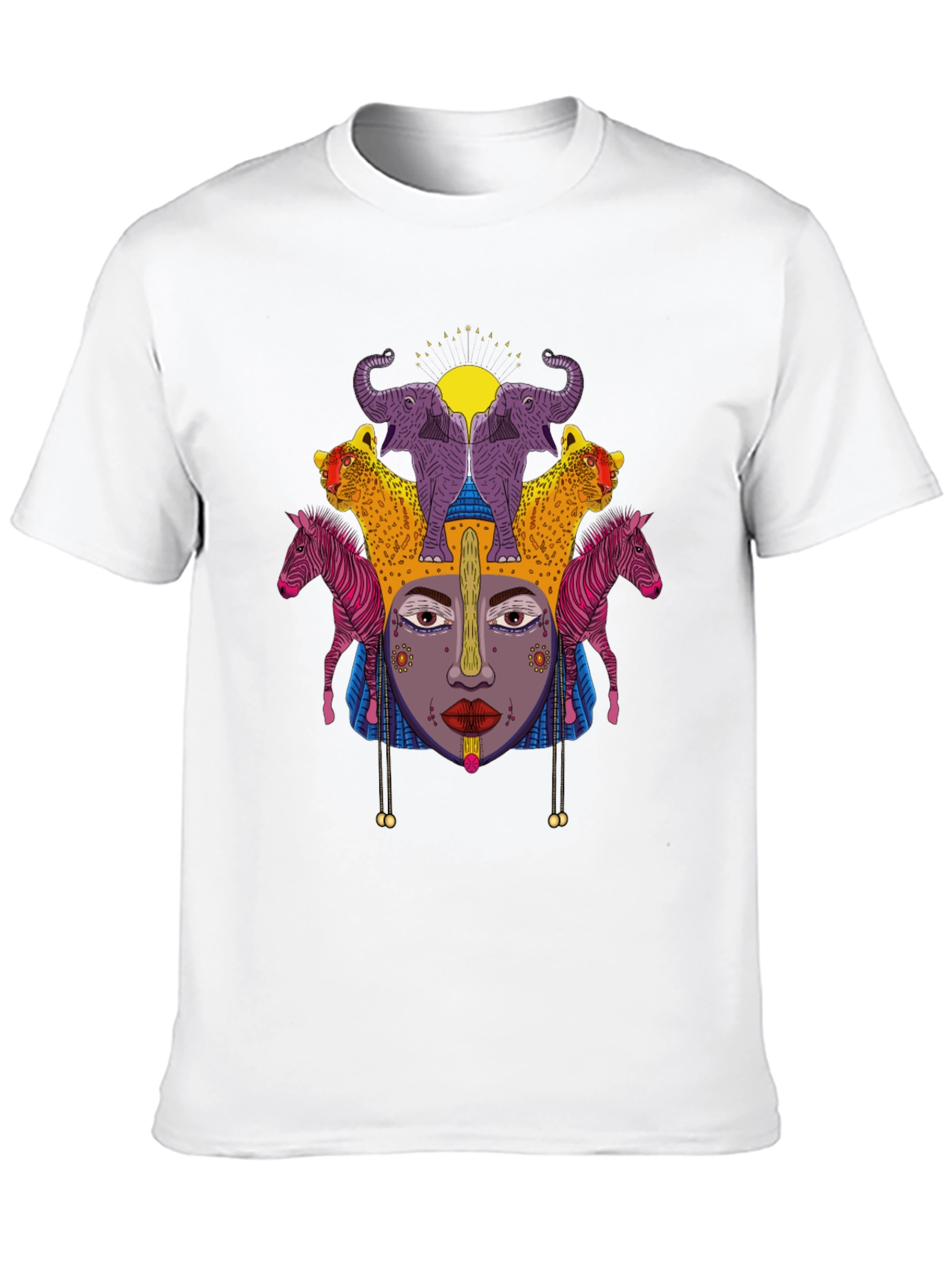 Black African Queen Graphic T-Shirt view 10