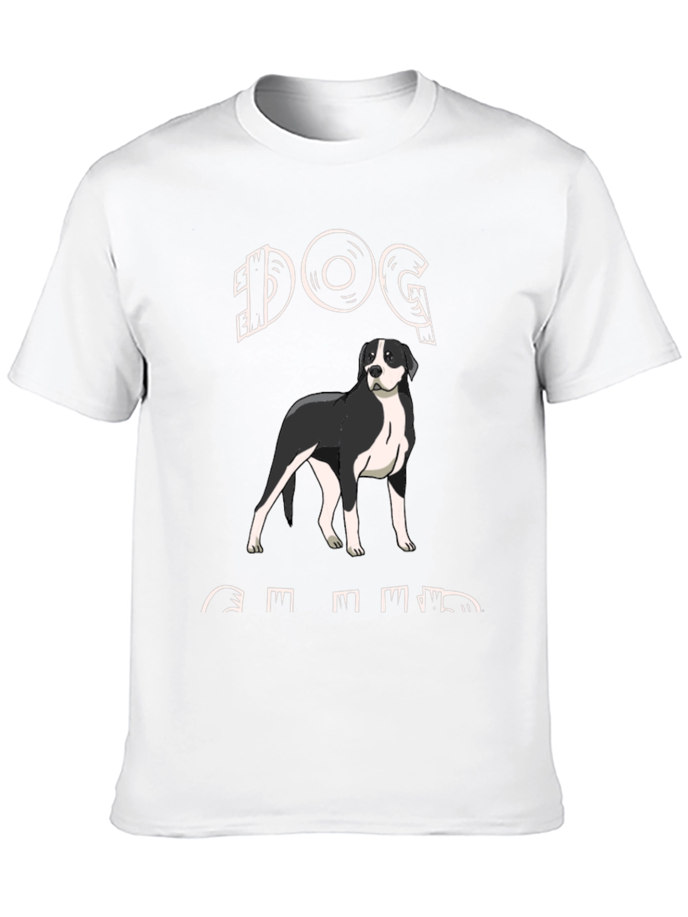 Black Dog Breed T-Shirt - Black view 10