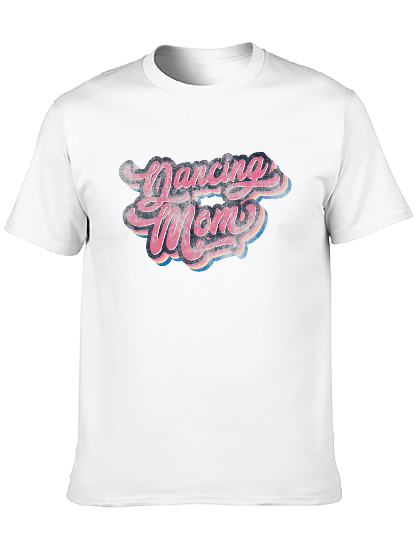 Black Dancing Mom Retro T-Shirt - Black view 10