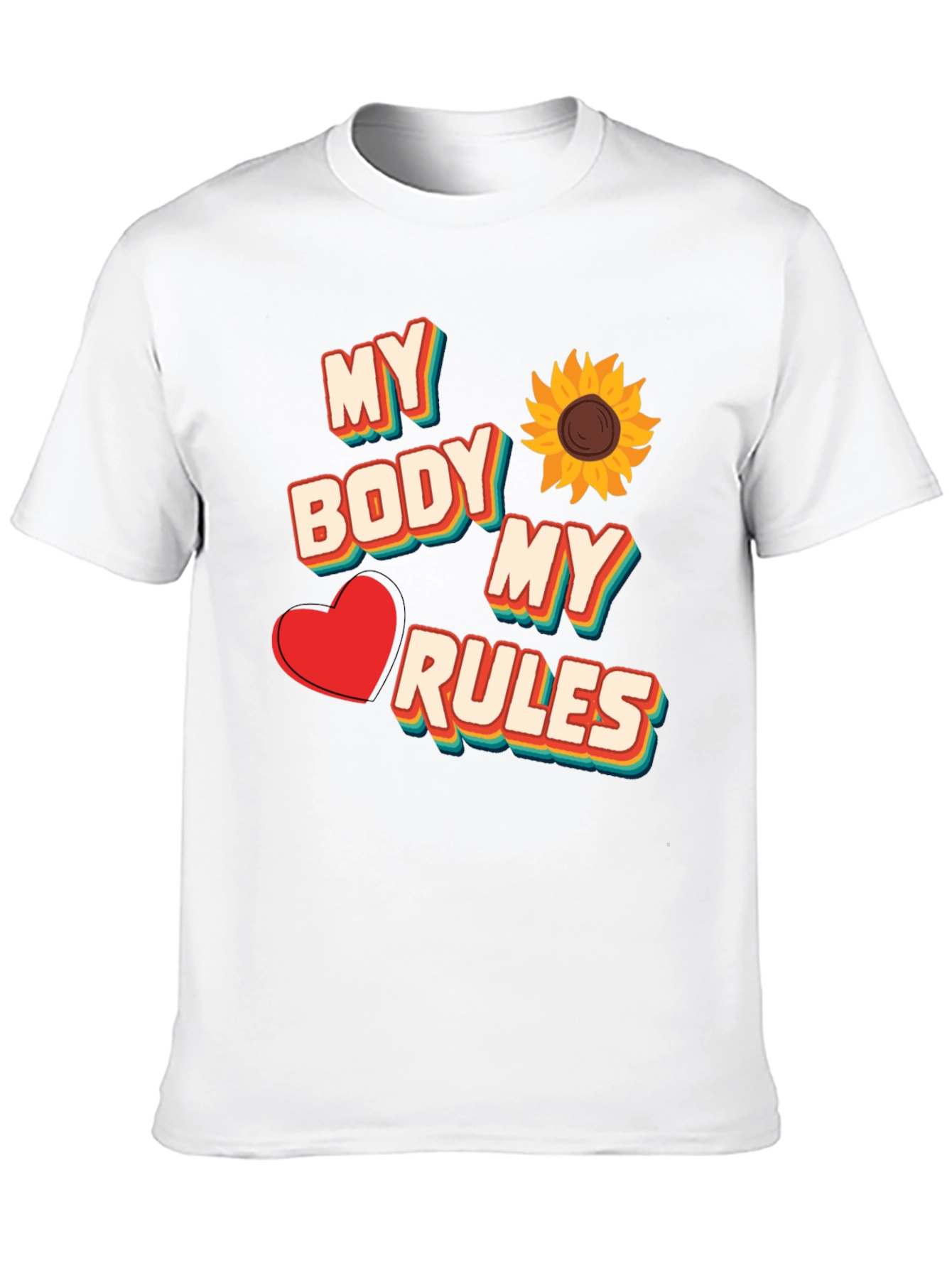 Black My Body My Rules Graphic Tee view 10