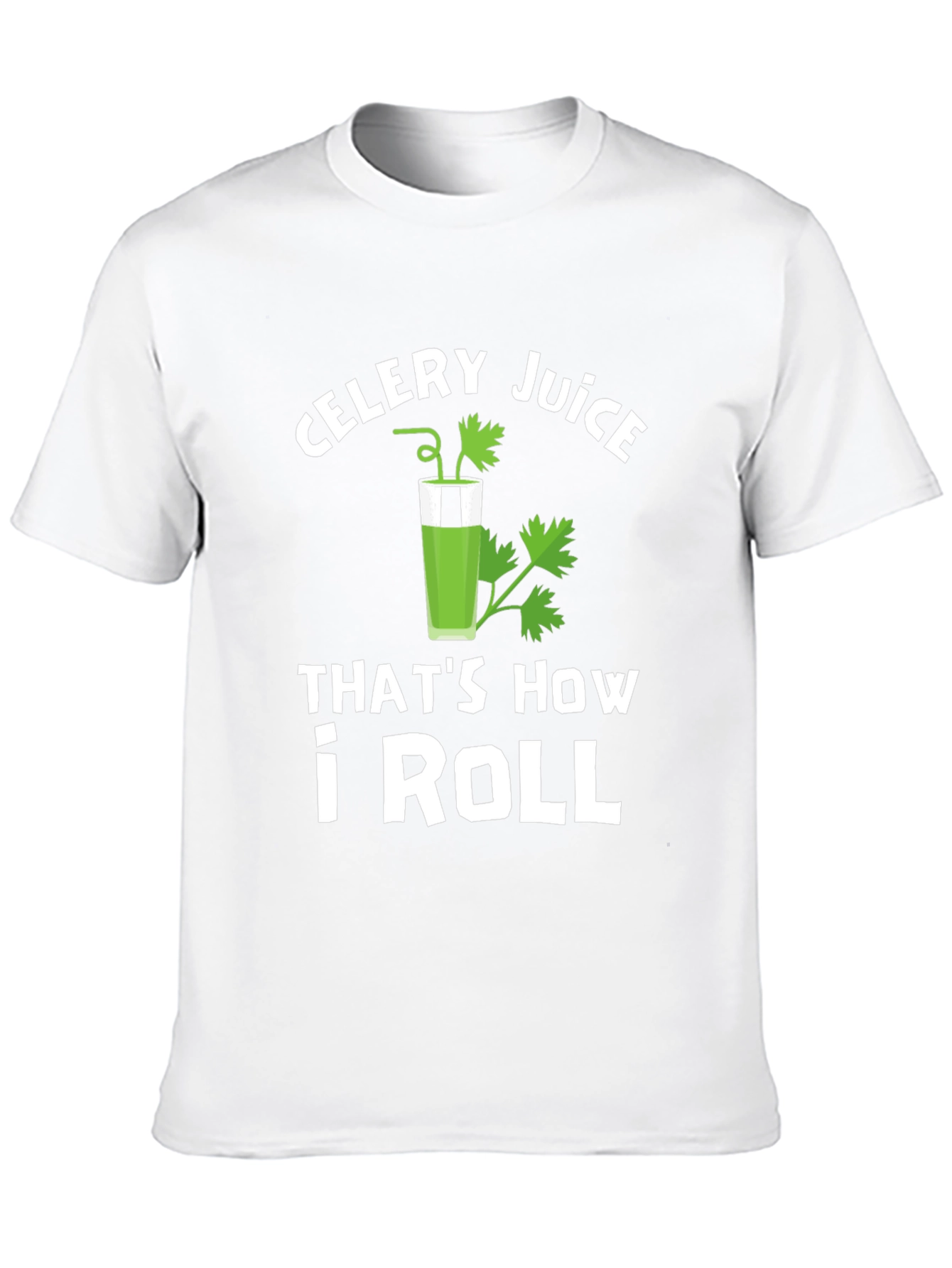 Black Celery Juice That's How I Roll T-Shirt view 10