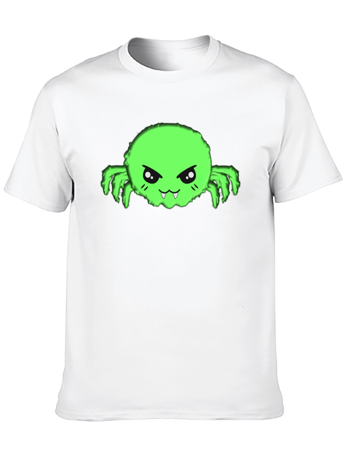 Black Fun Green Monster Graphic Tee view 10