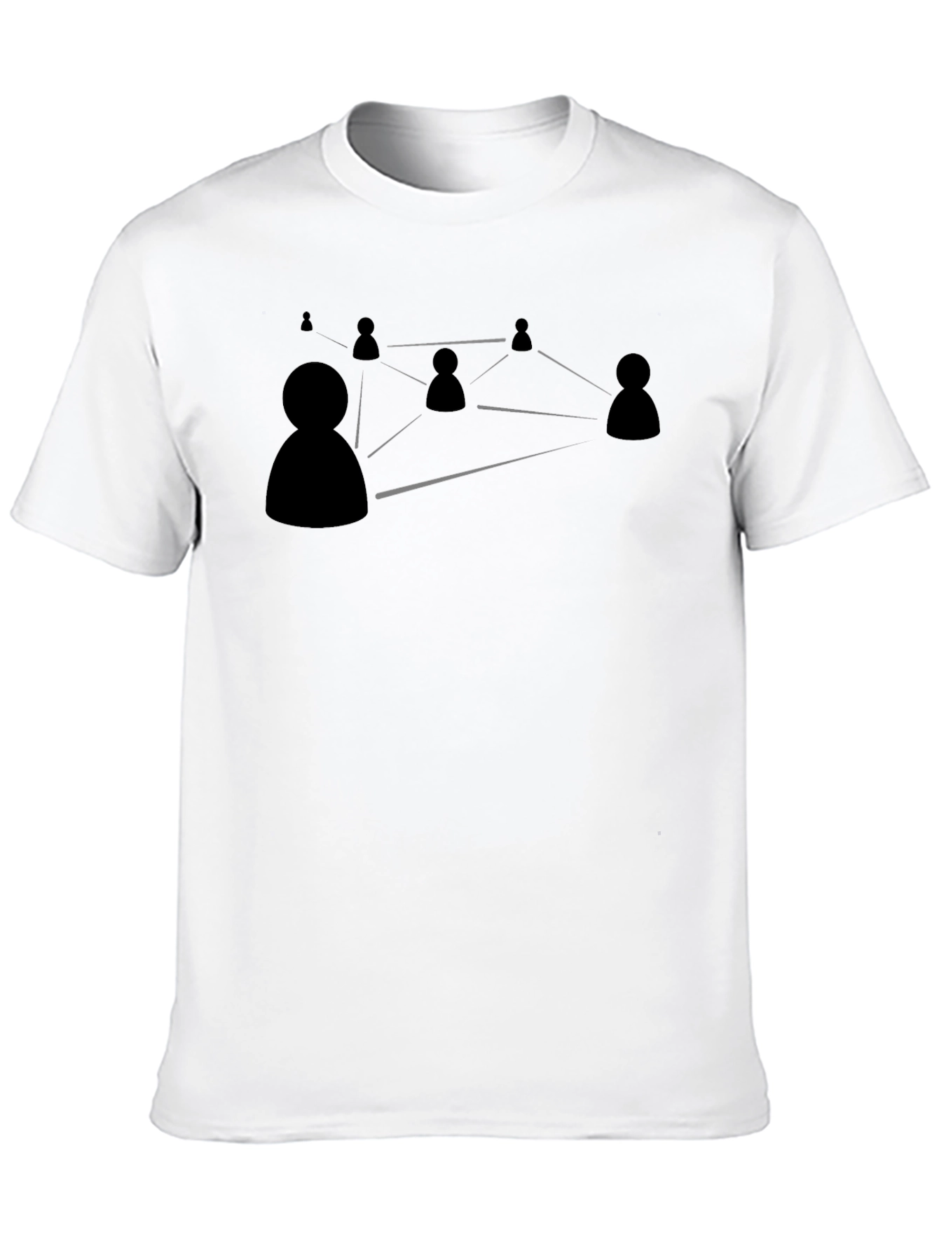 Black Network Graphic Black T-Shirt view 10