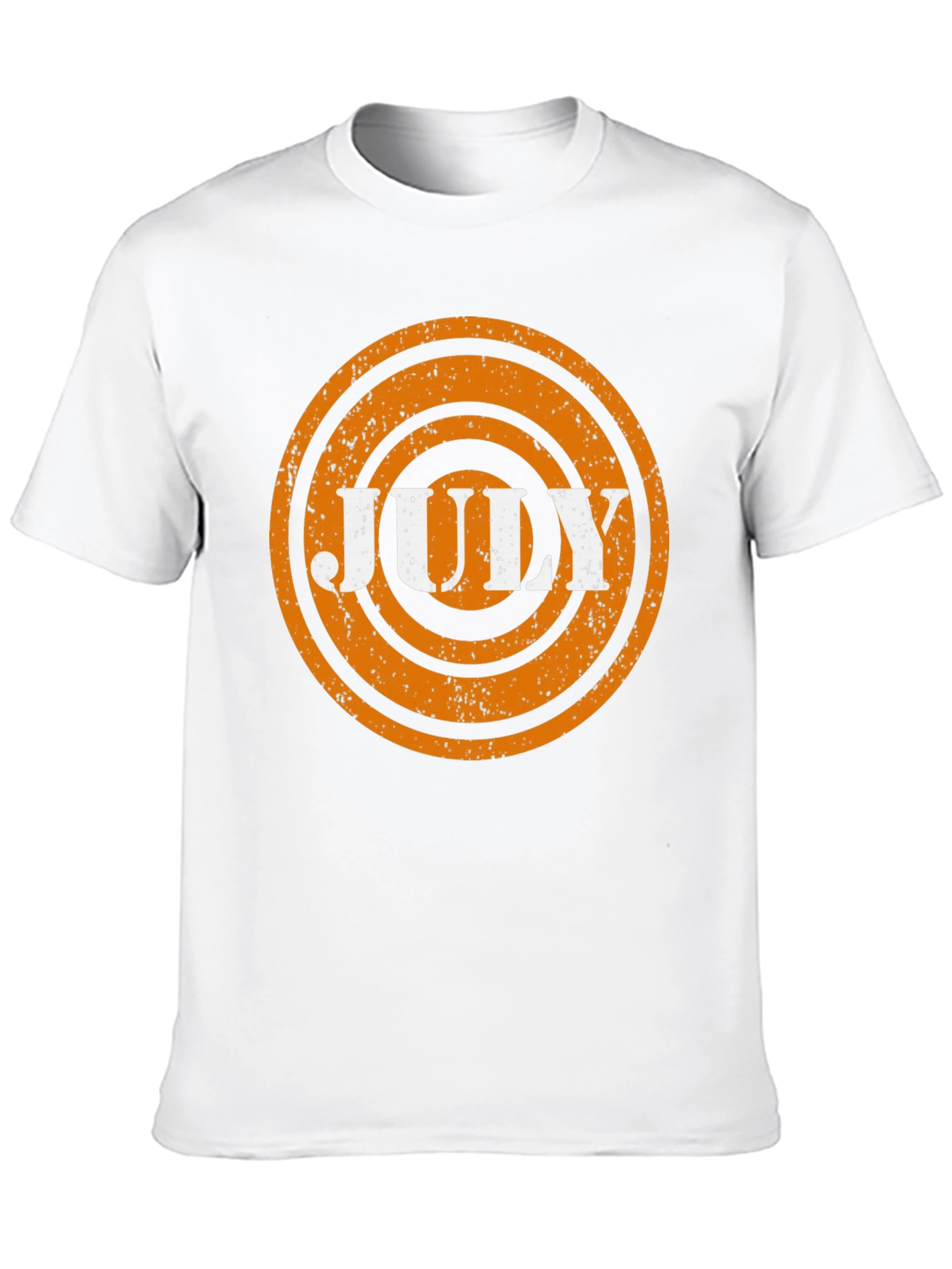 Black July Graphic Tee - Retro Circle Design view 10