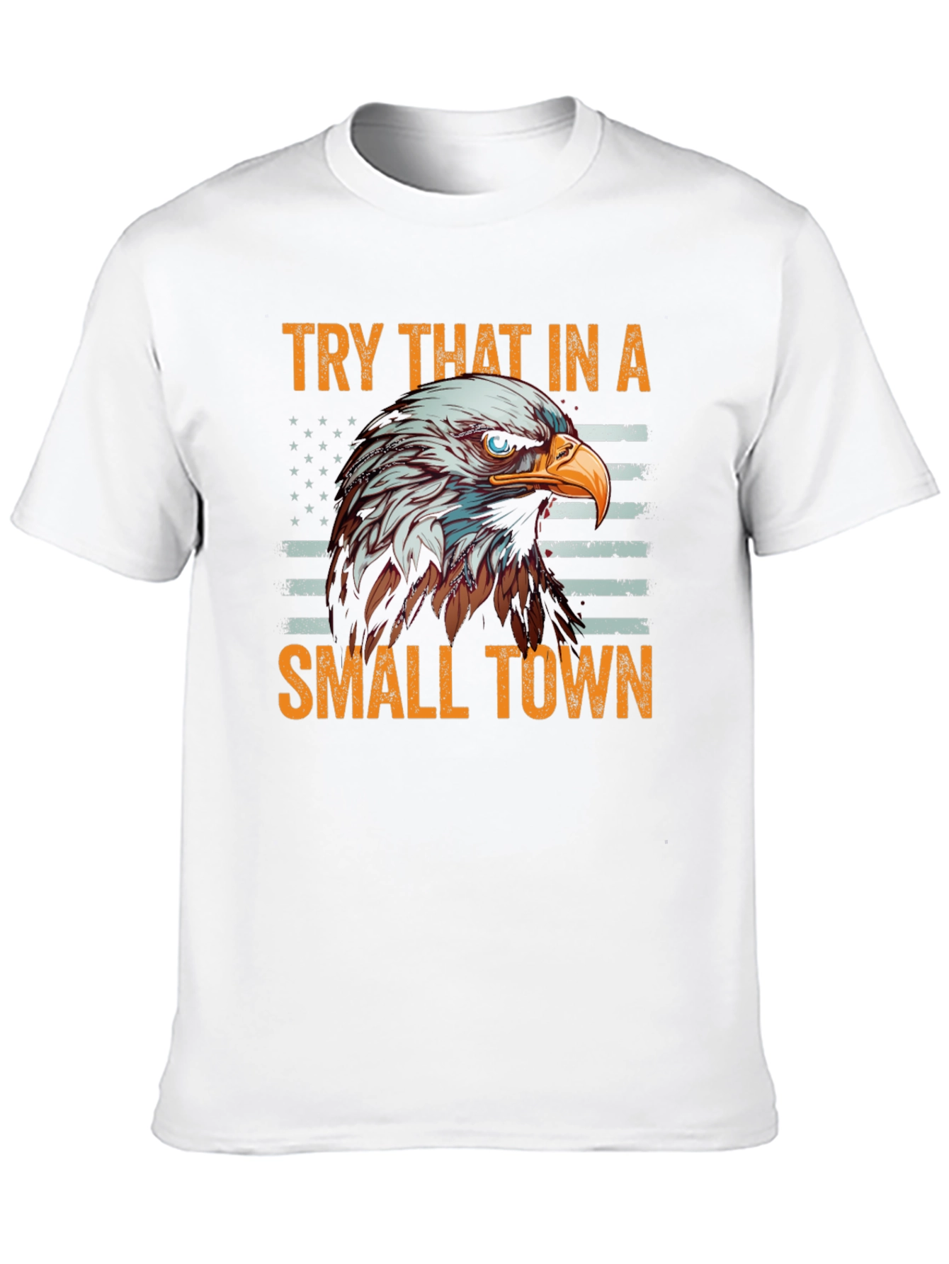 Black Patriotic Eagle Graphic Tee - Small Town Pride view 10