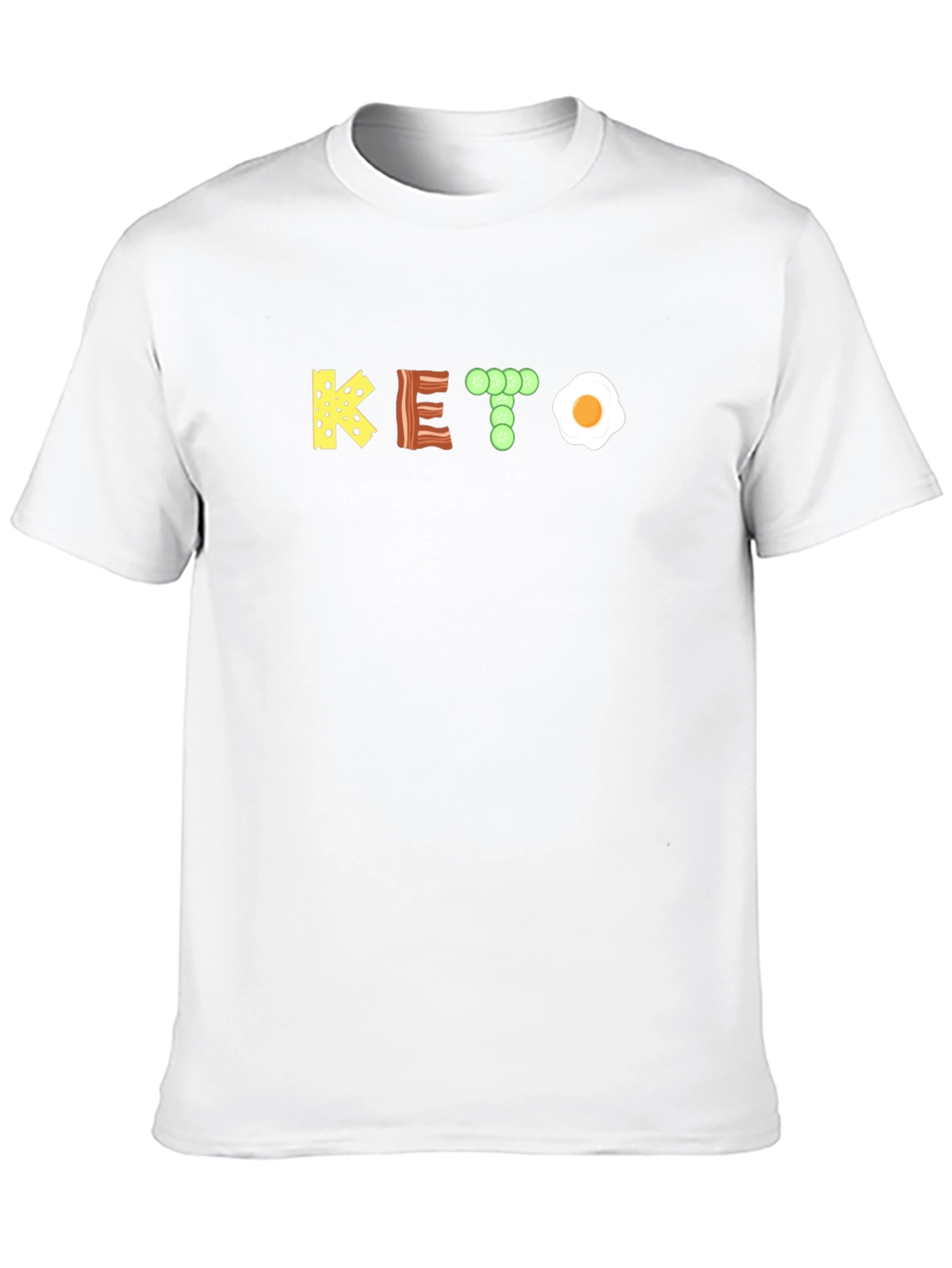 Black KETO Graphic T-Shirt - Foodie Fashion view 10