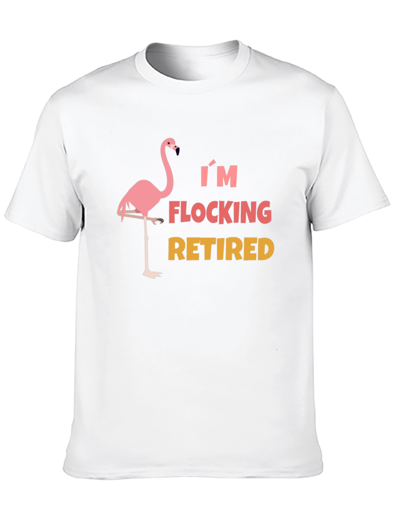 Black I'm Flocking Retired T-Shirt view 10