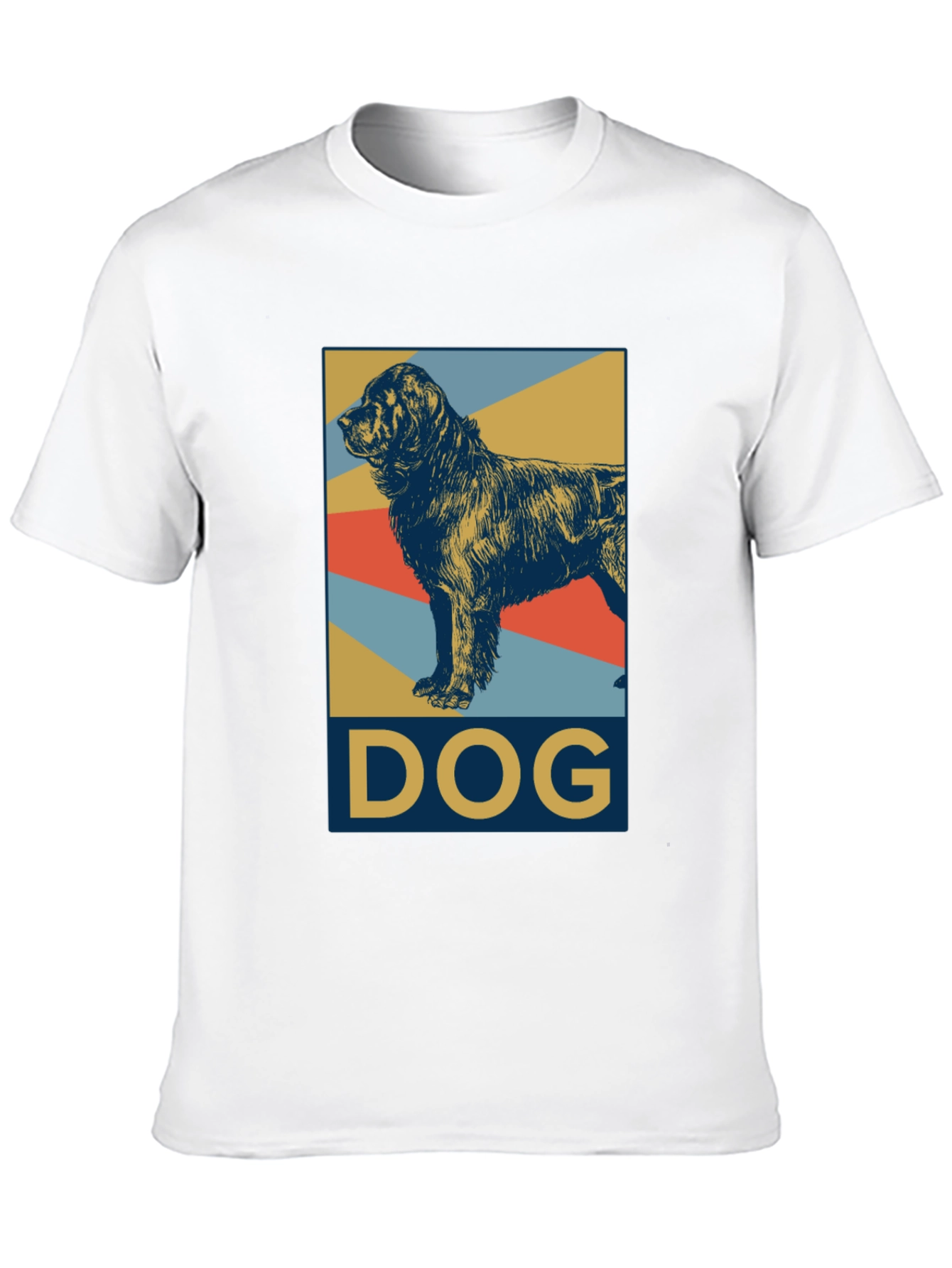 Black Dog Graphic Tee - Black Cotton Casual Shirt view 10