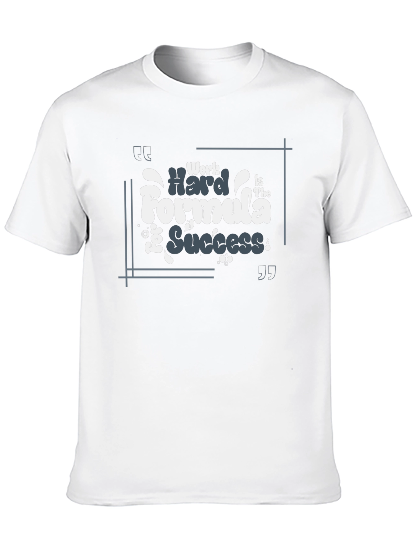Black Work Hard Success T-Shirt view 10